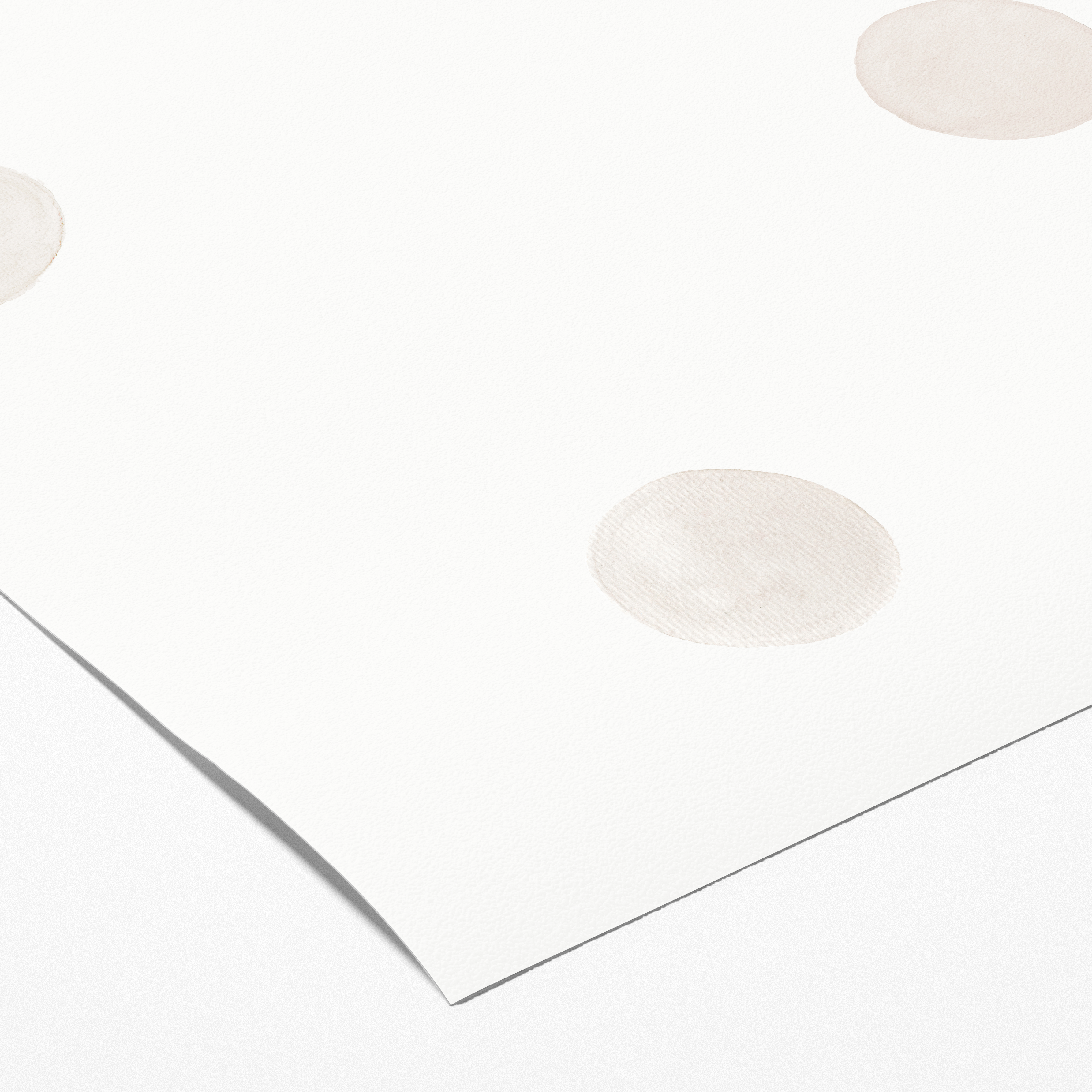 Muestra - Papel de parede Lunares Beige