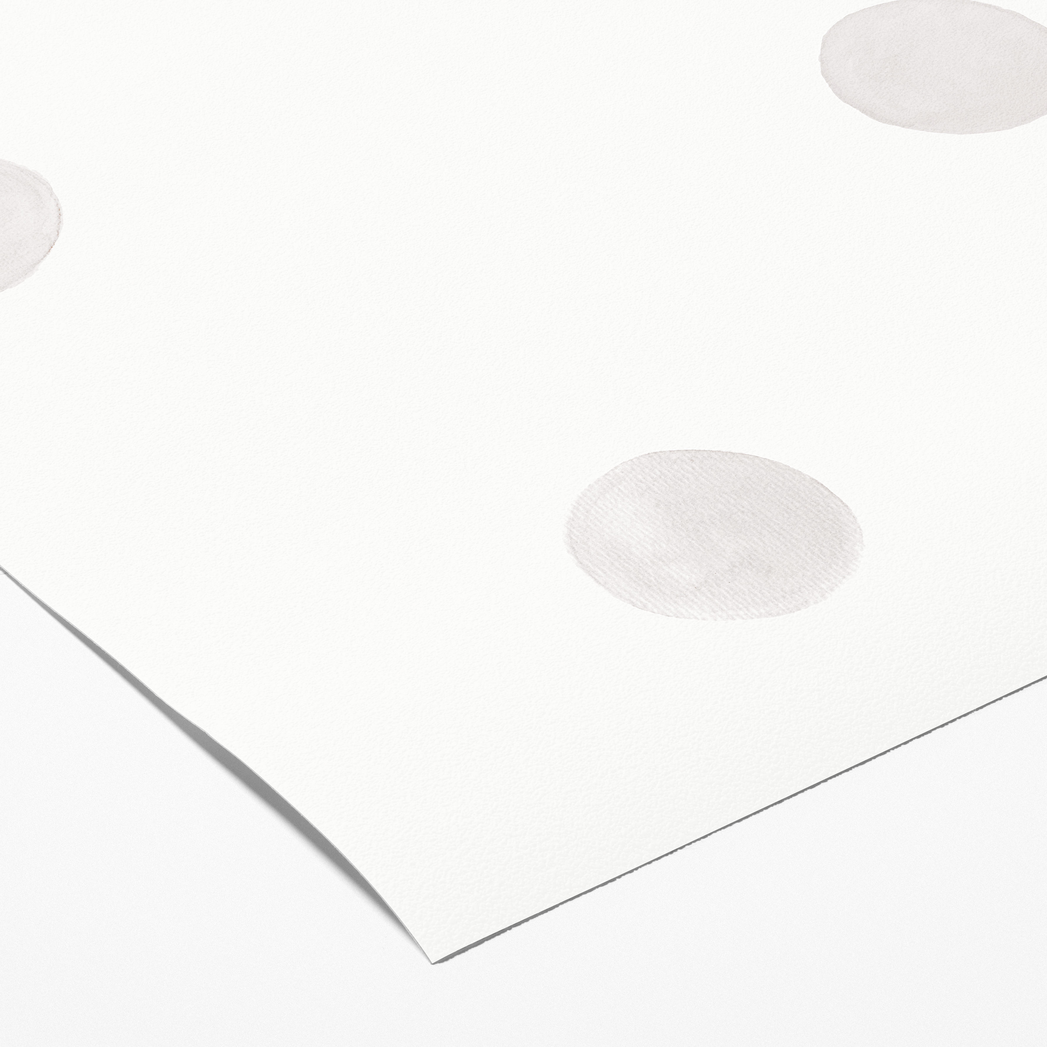 Muestra - Papel de parede Lunares Gris