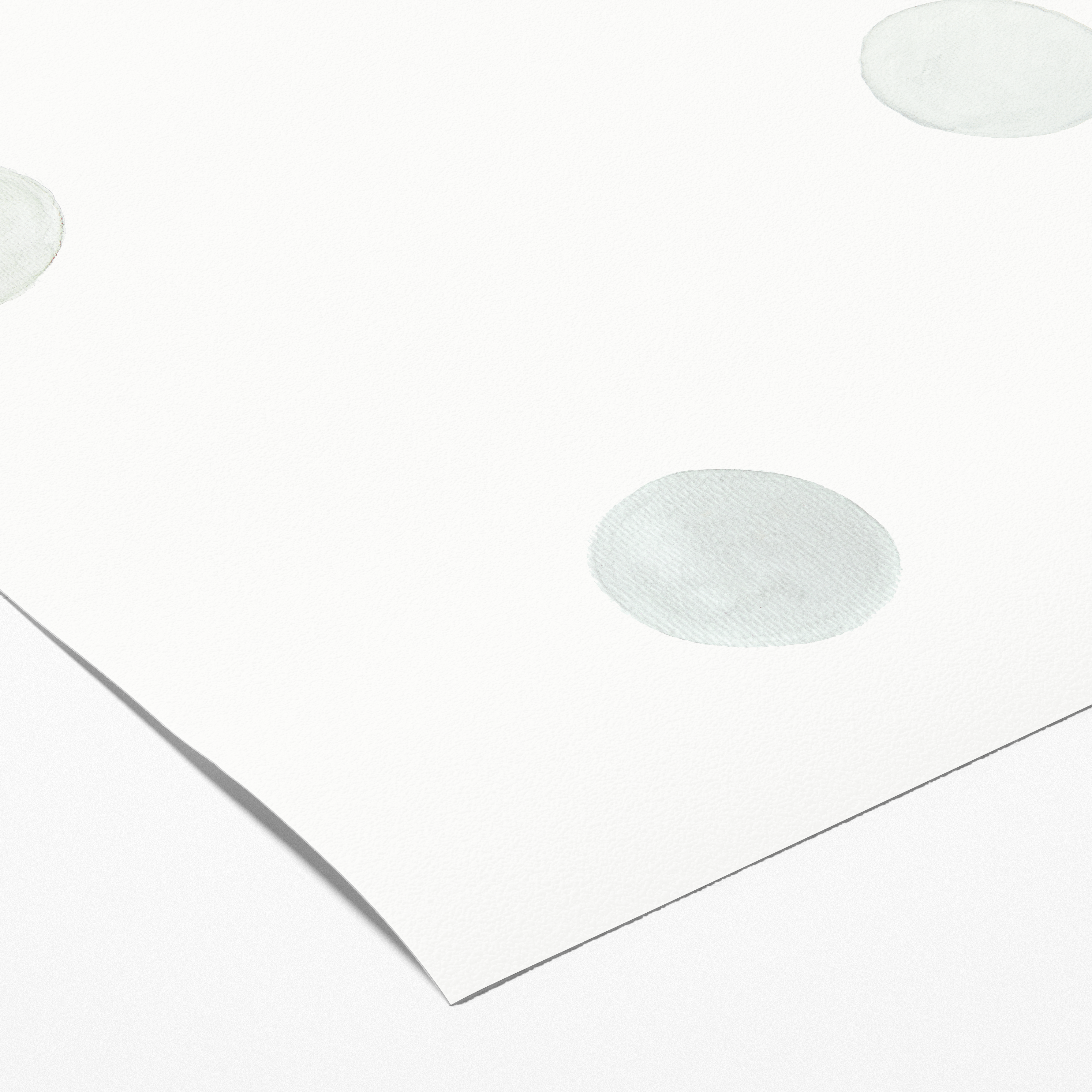 Muestra - Papel de parede Lunares Verde