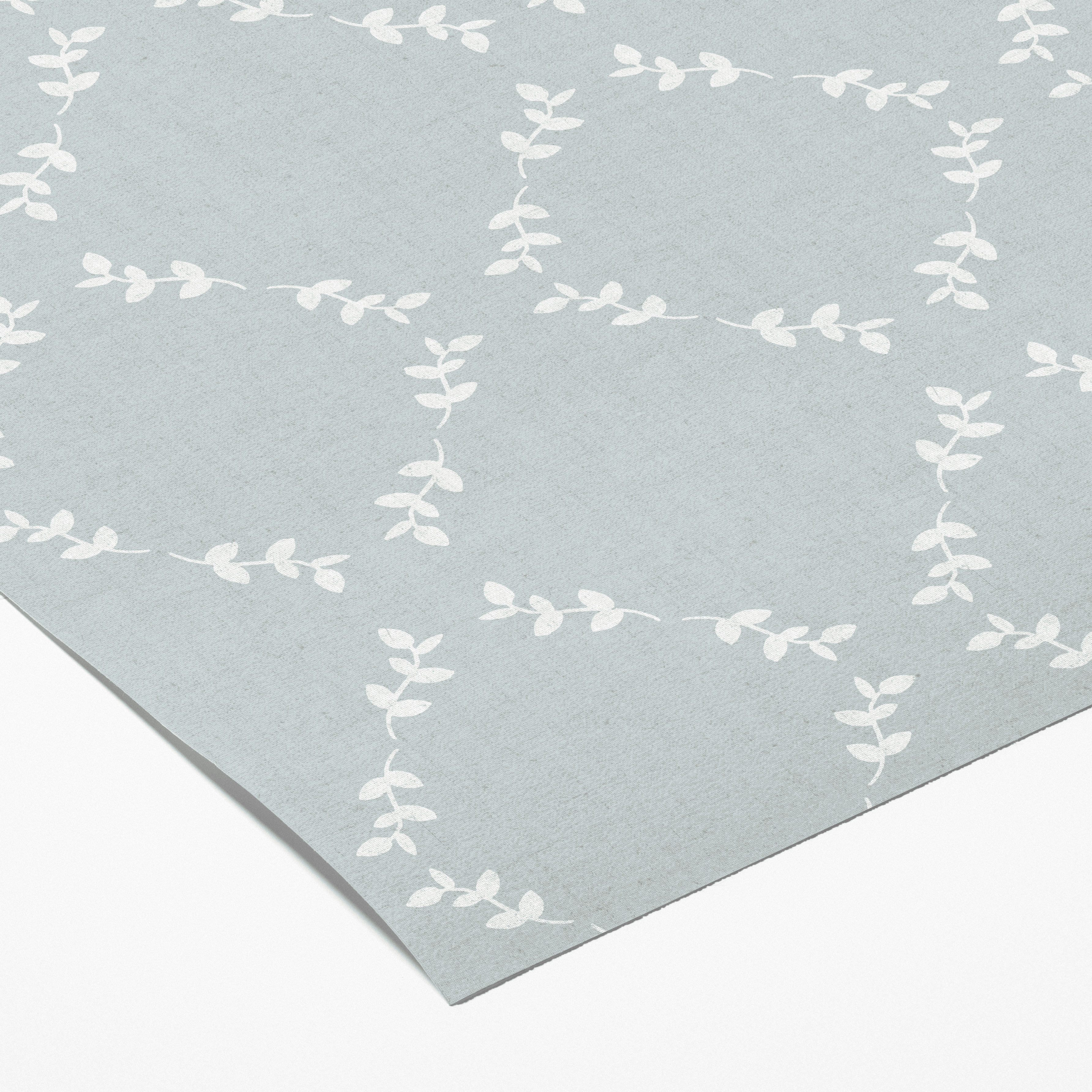 Muestra - Papel pintado ramitas lino infantil