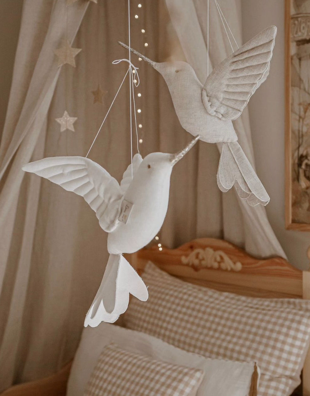 Móbile decorativo beija-flor