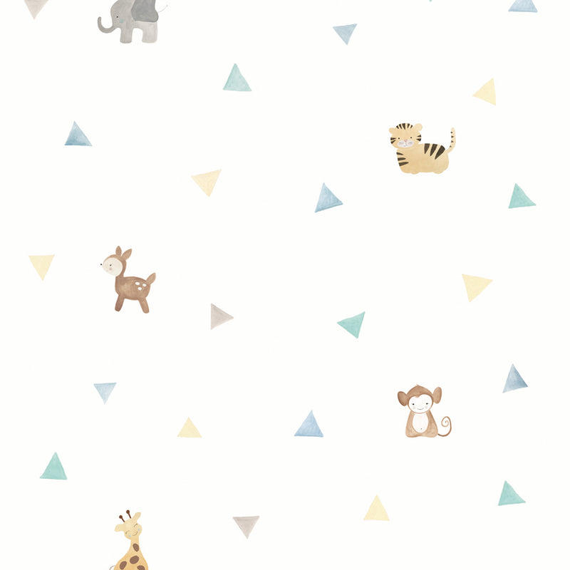 Wallpaper Animals - blue and green