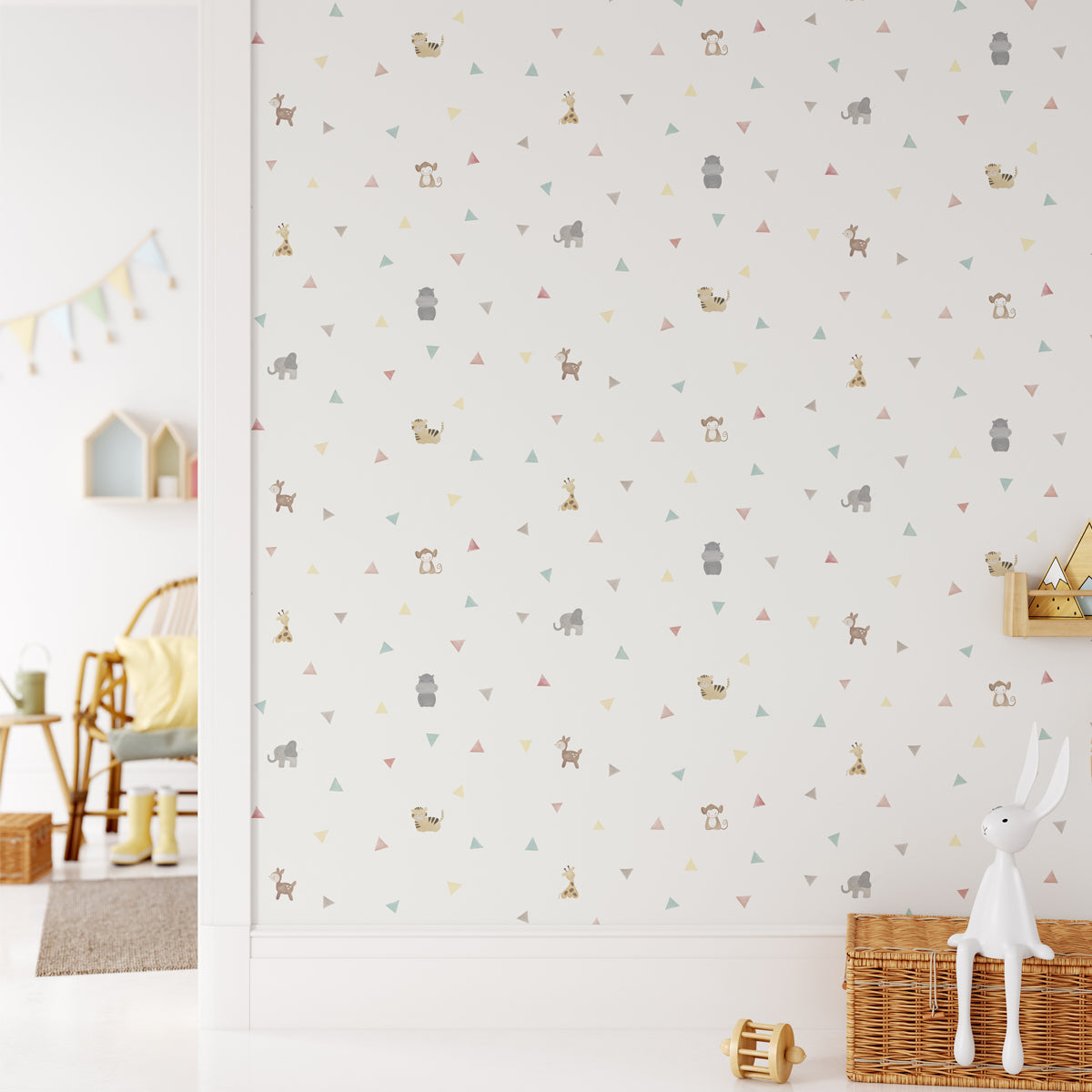 Carta da Parati Animali - multicolore