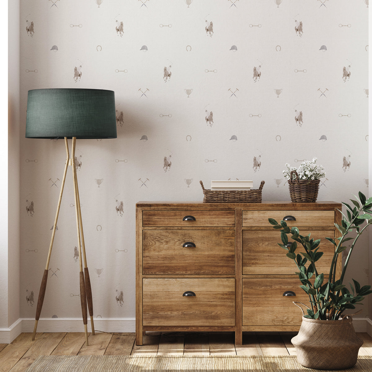 papel pintado Colección Deportes Polo