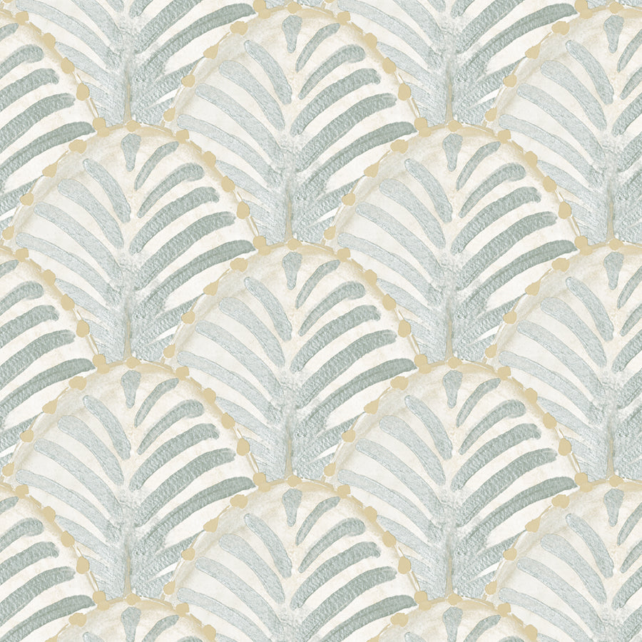 Papel pintado Les Coquilles Aguamarina