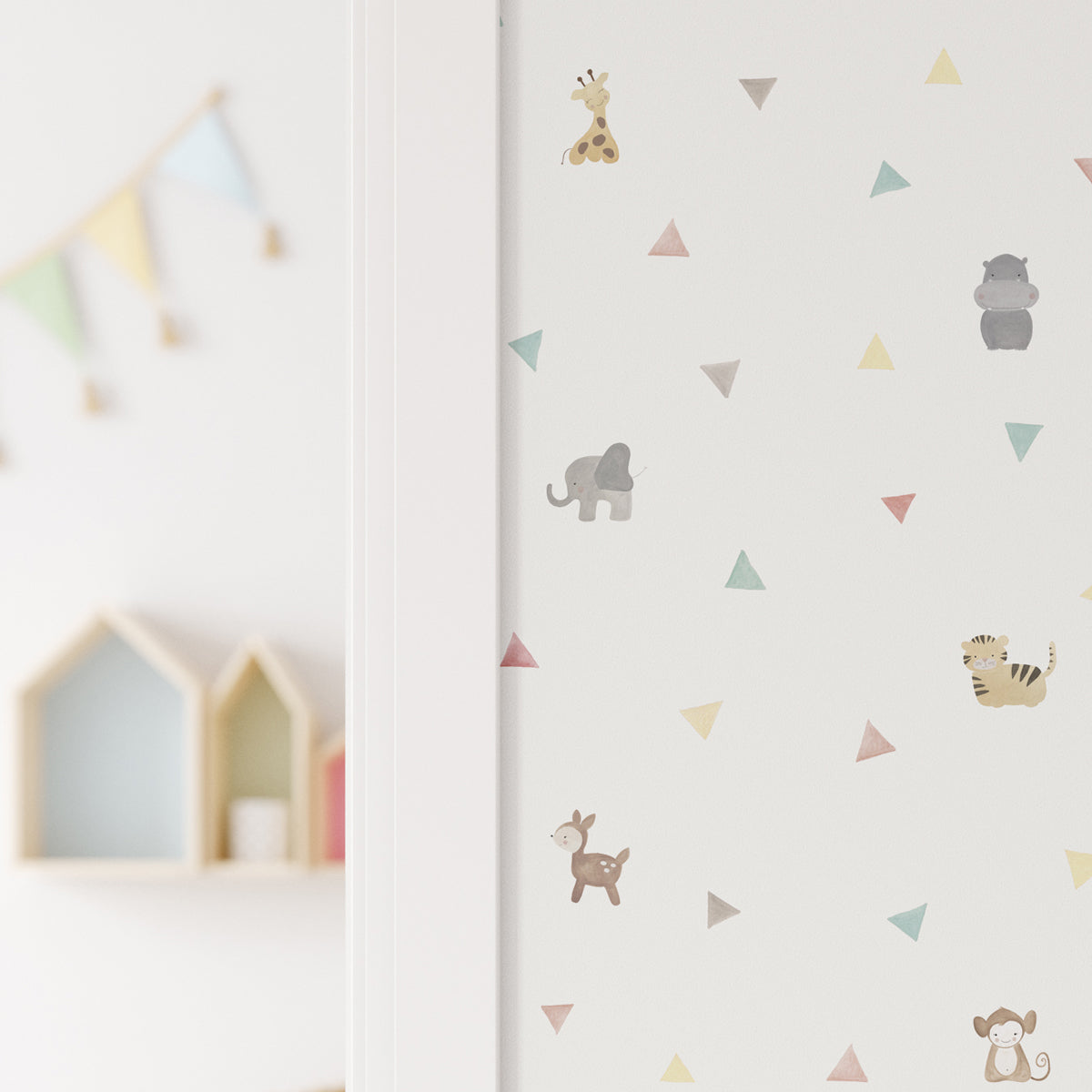 Papel pintado Animales - multicolor