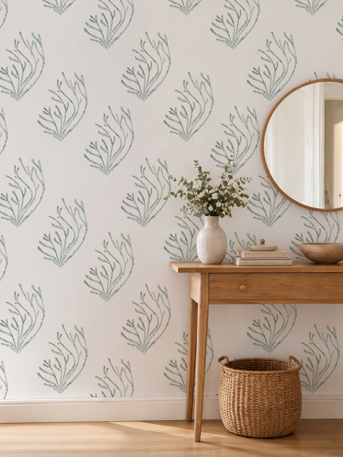 Papel pintado Veridiana verde