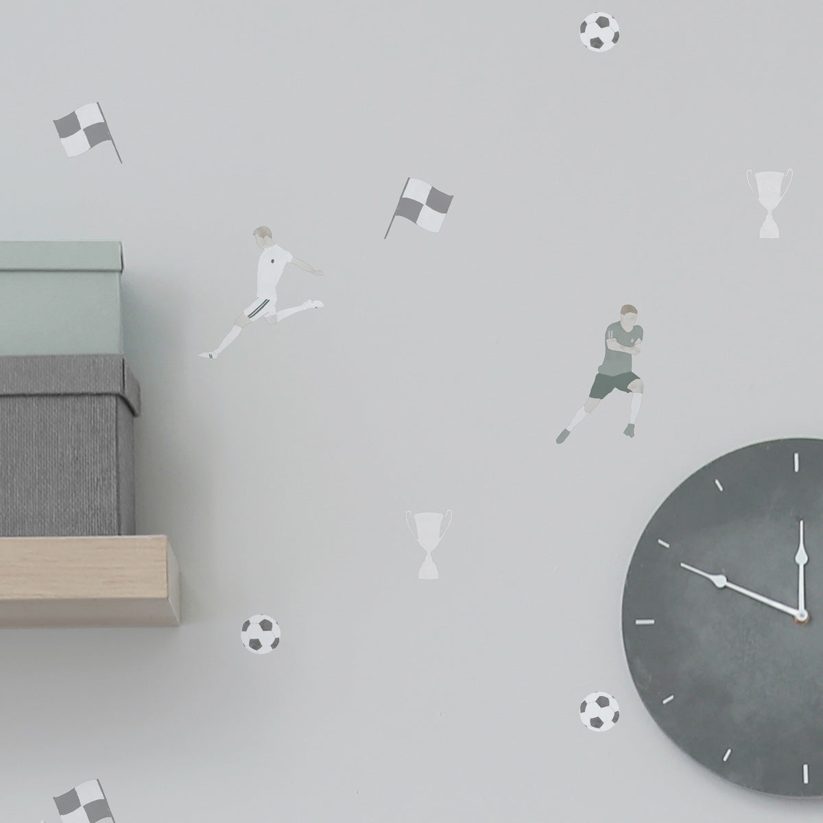 Papel pintado Futbol para decoración de habitación de chicos