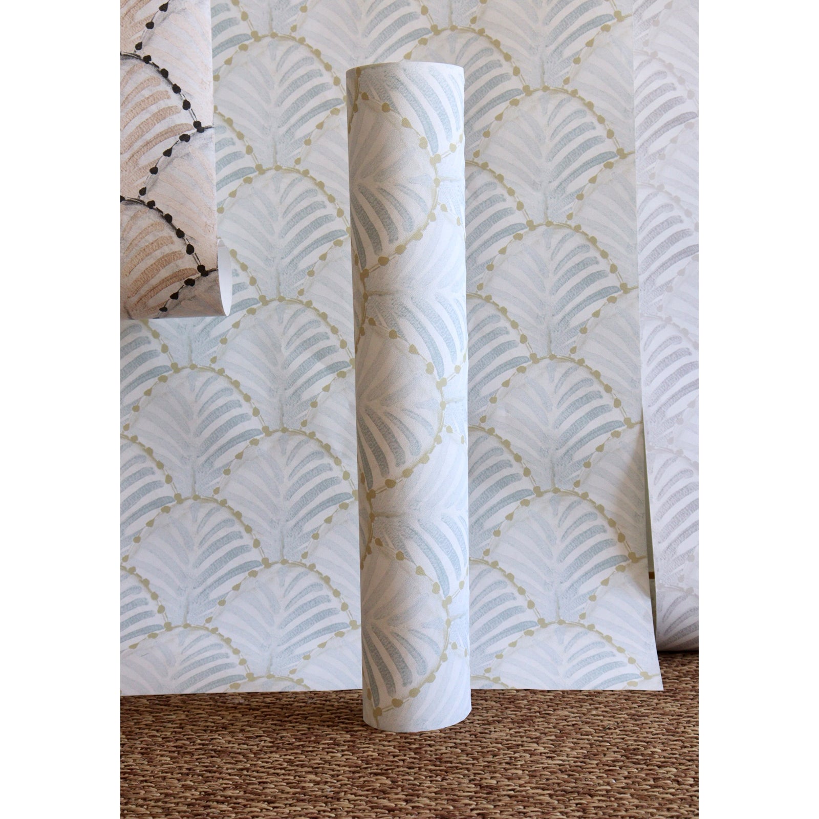 Papel pintado Les Coquilles Aguamarina