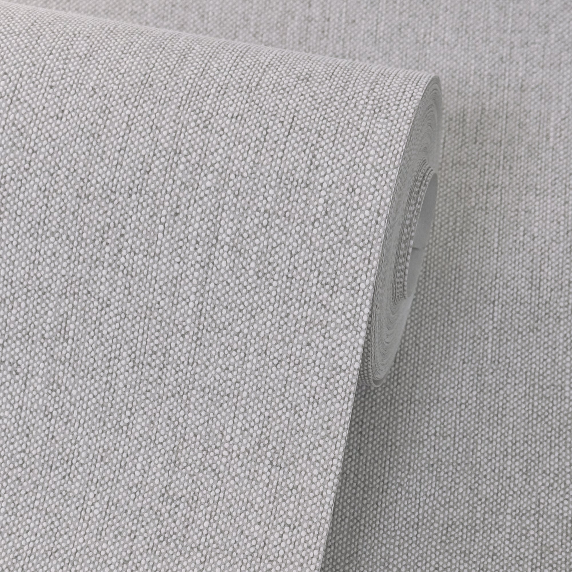 Papel pintado lino avorio efecto tela vinilico