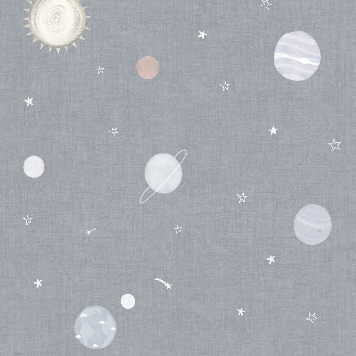 Papel de parede Meus Planetas azul