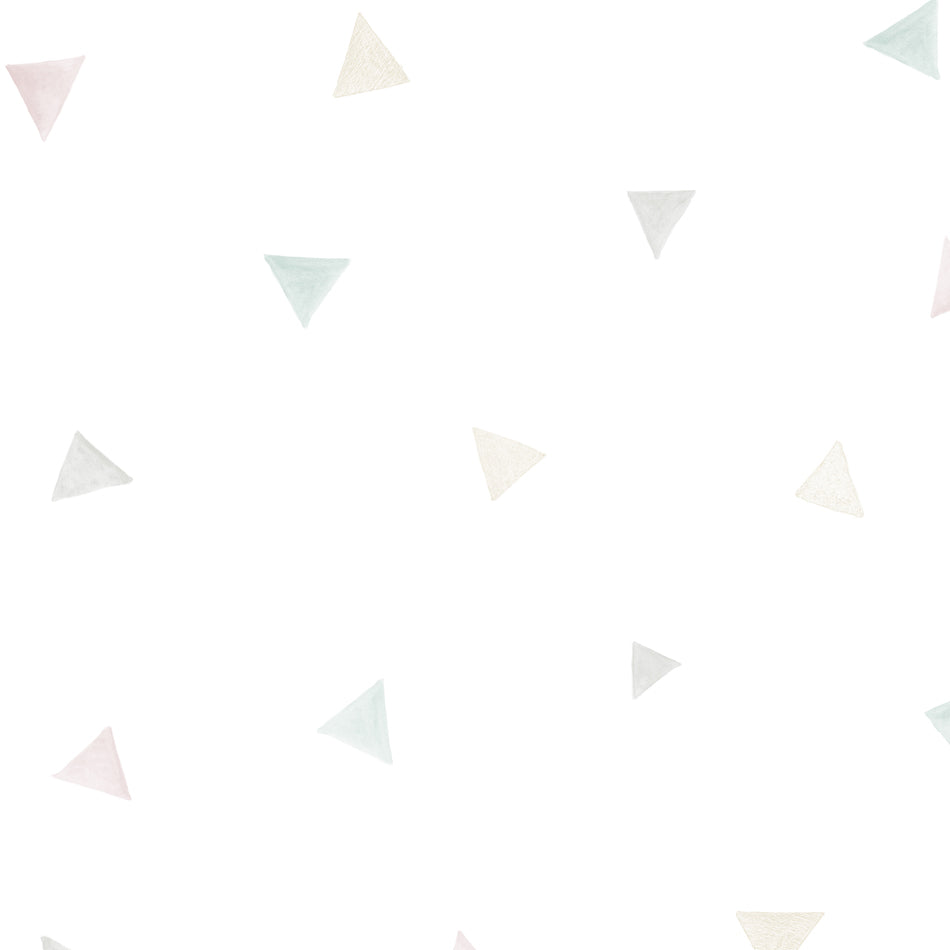 Papel pintado modelo Triángulos pastel