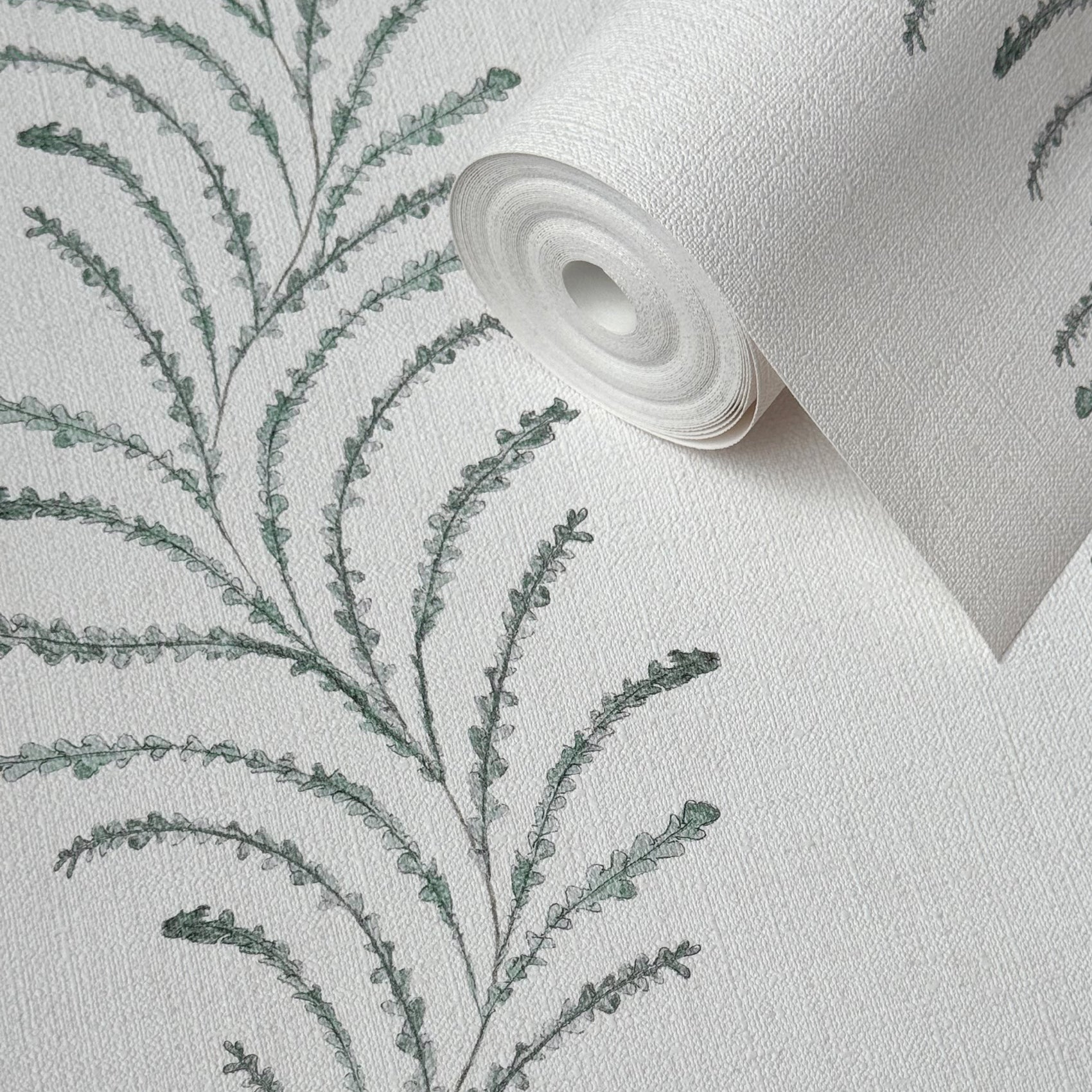 Papel pintado Ondine Dusty green para la decoración de interiores