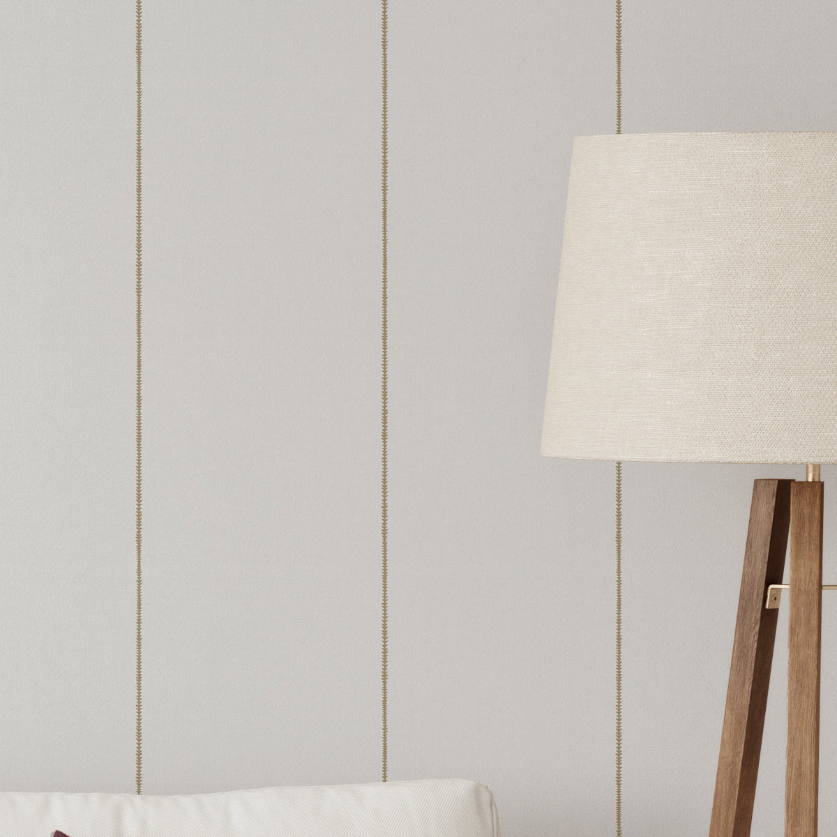 Papel pintado Rayas Mónica Ocre