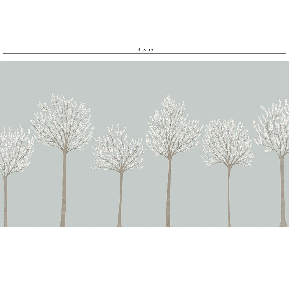 Wallpaper mural Grove - blue