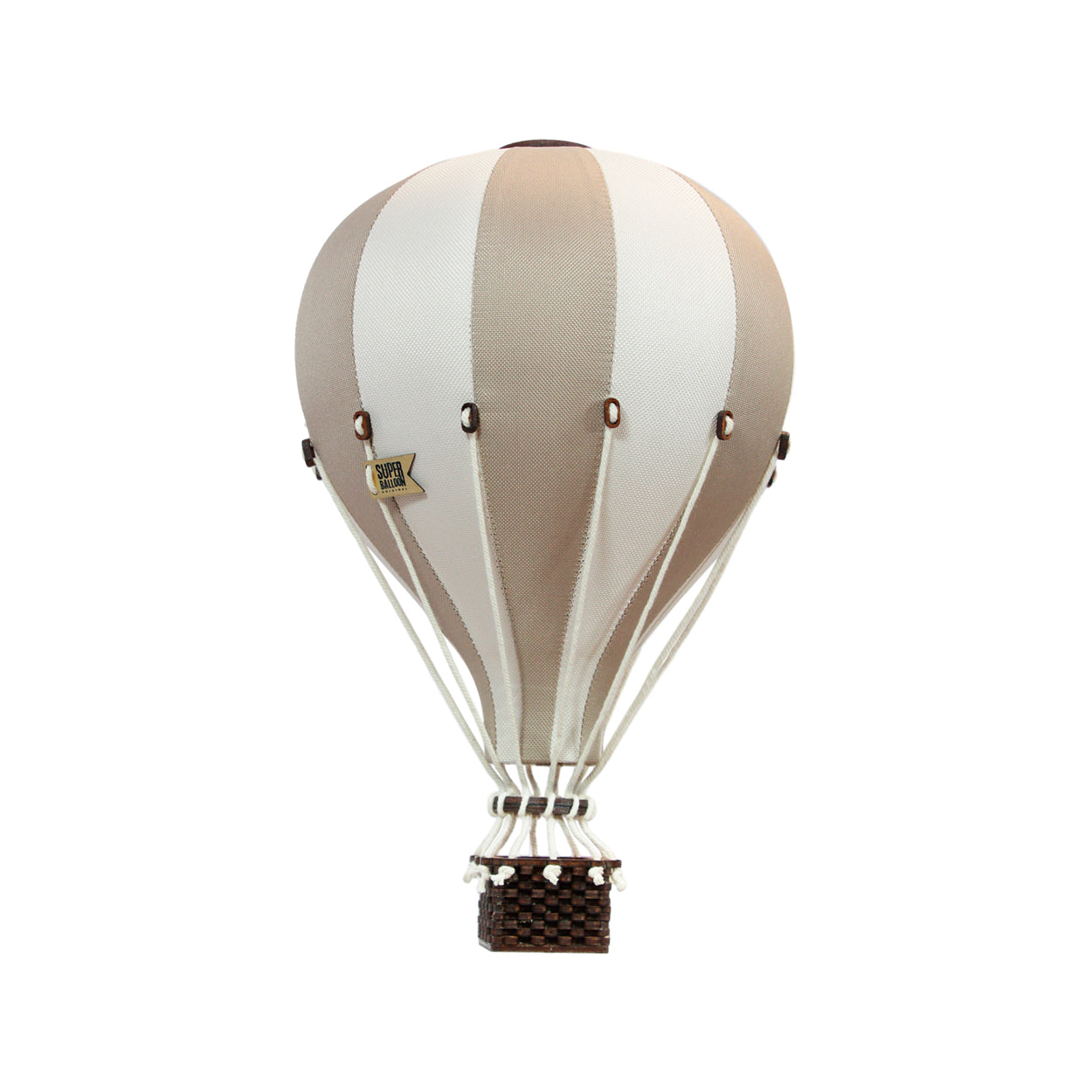 Globo colgante decorativo infantil crudo y beige