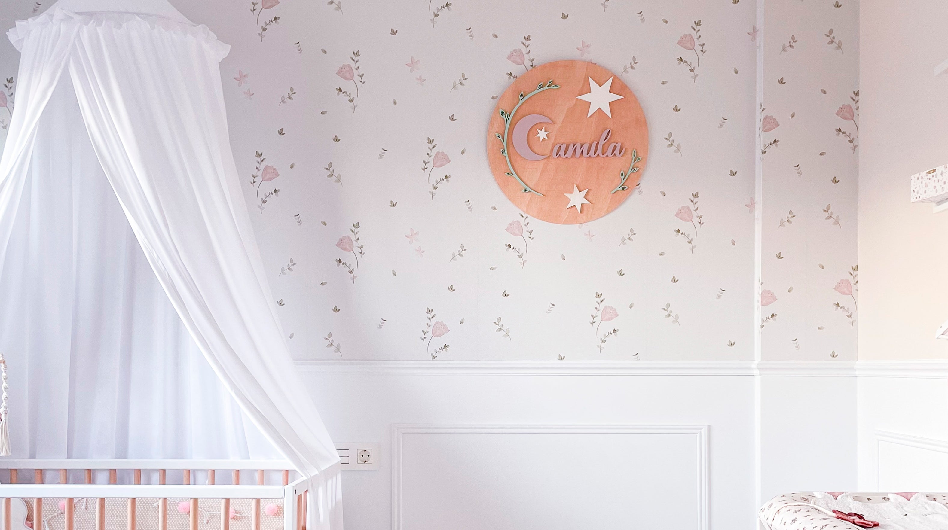 El romántico dormitorio de Camila