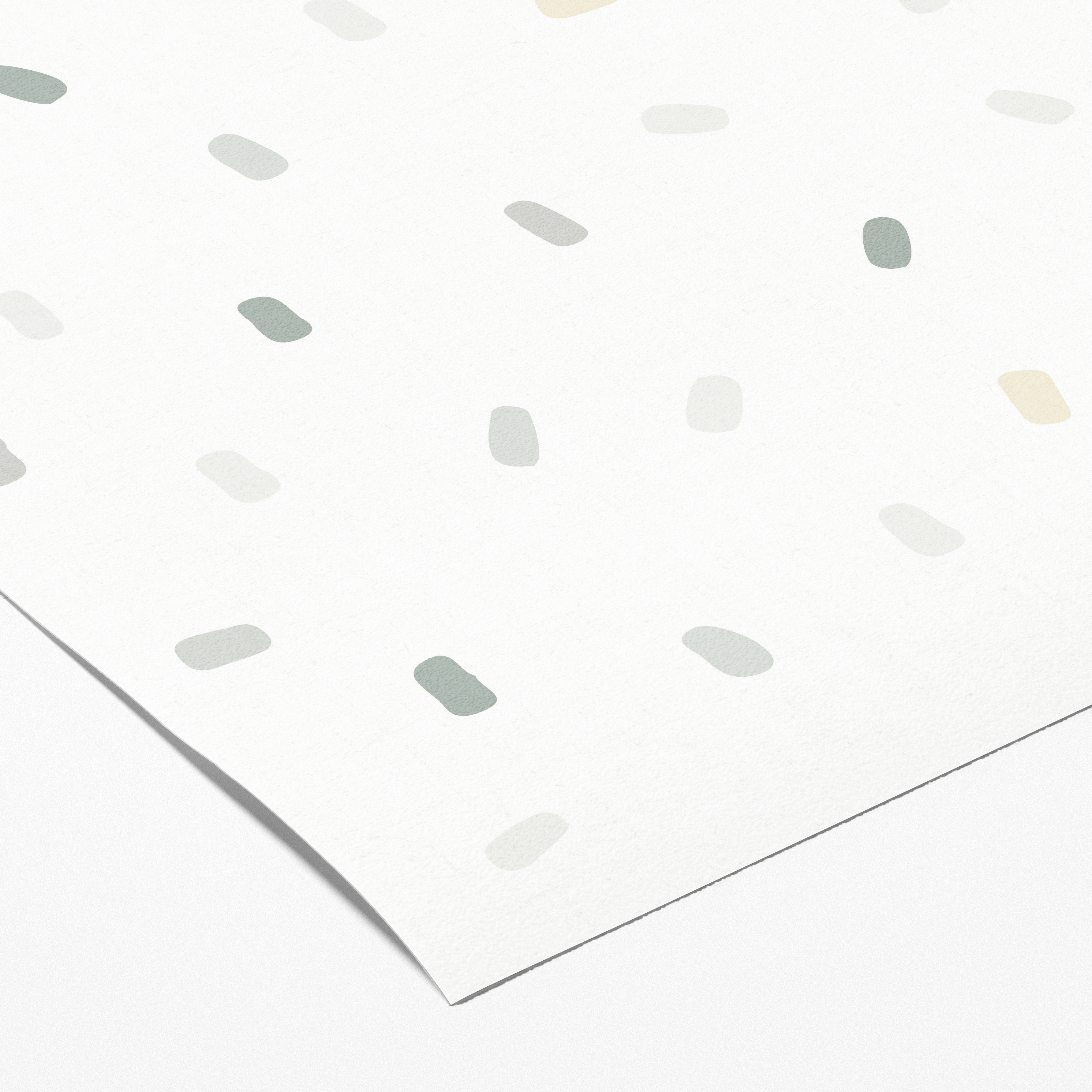 Muestra - Papel pintado Confetti verde