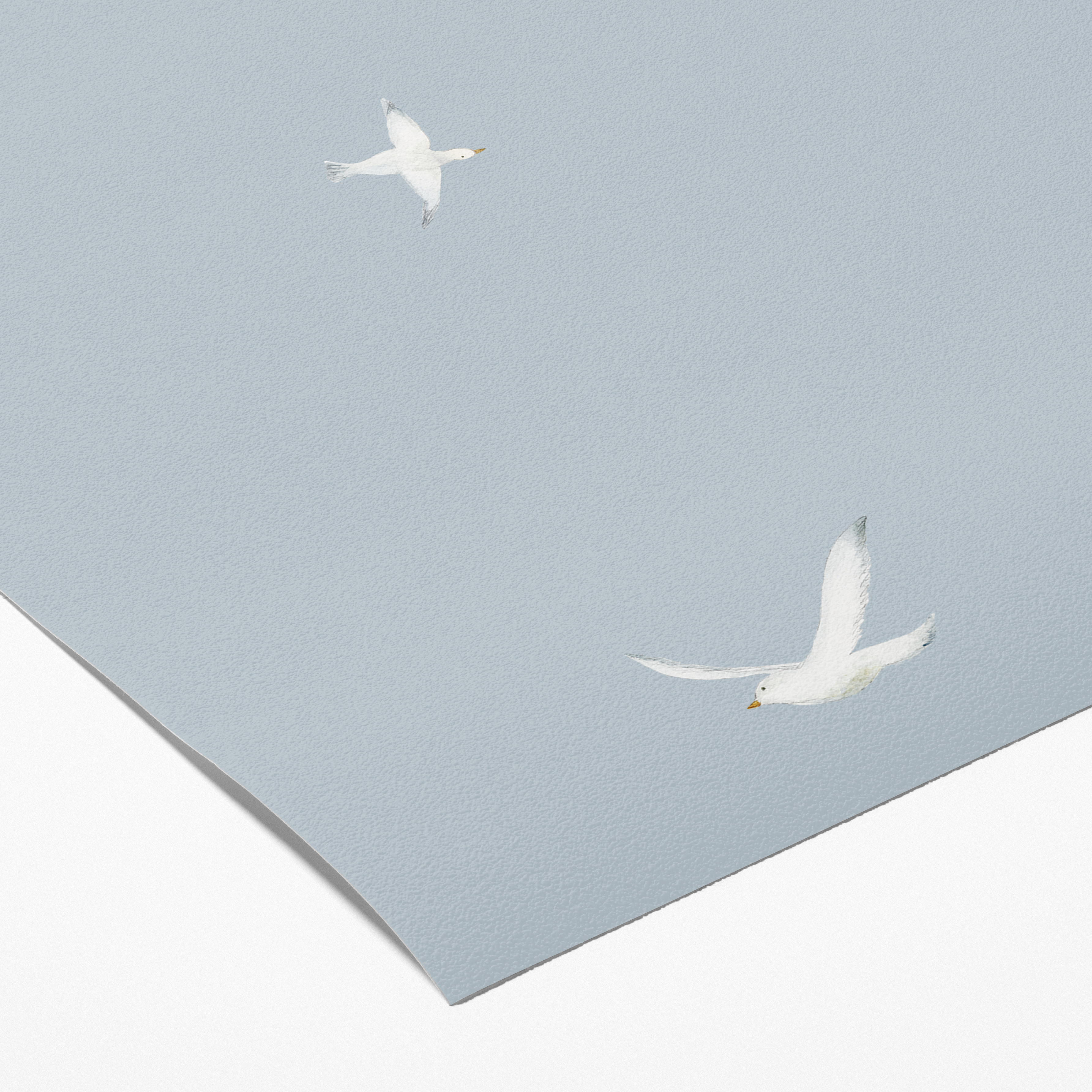 Muestra - Papel pintado Faro azul