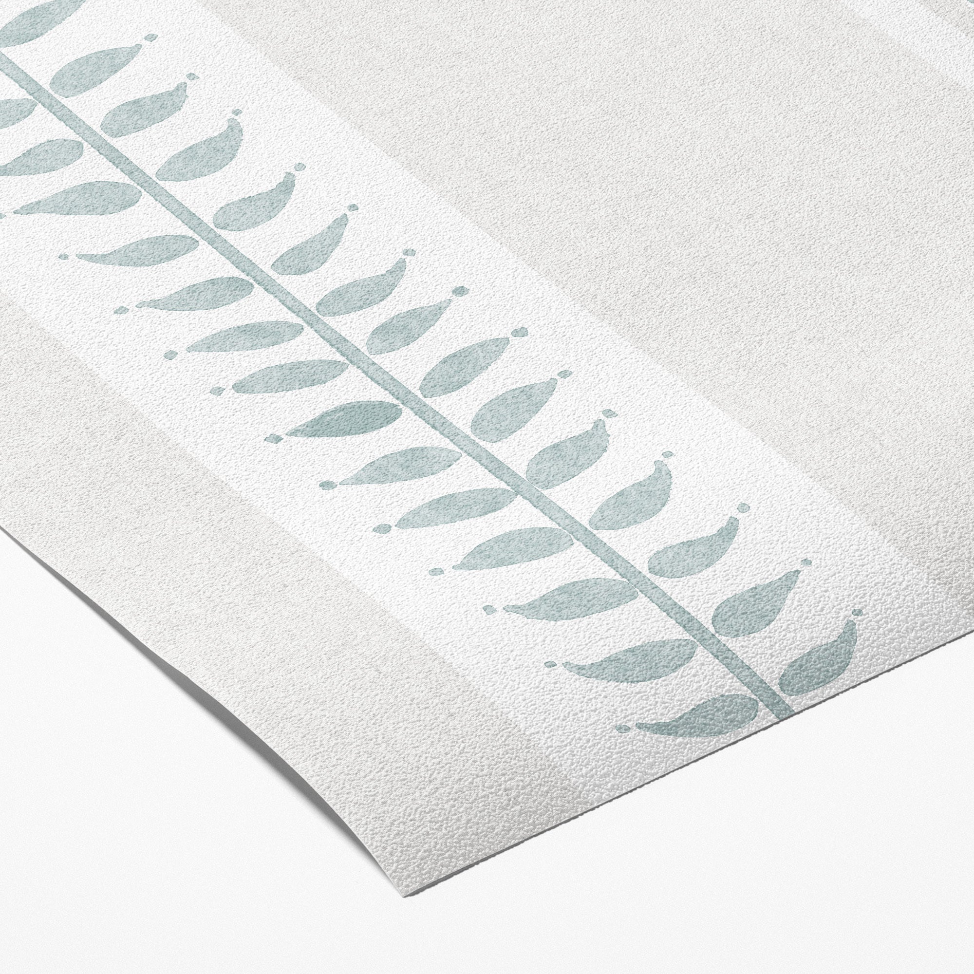 Muestra - Papel pintado Rayas Gabriela Aqua Mint