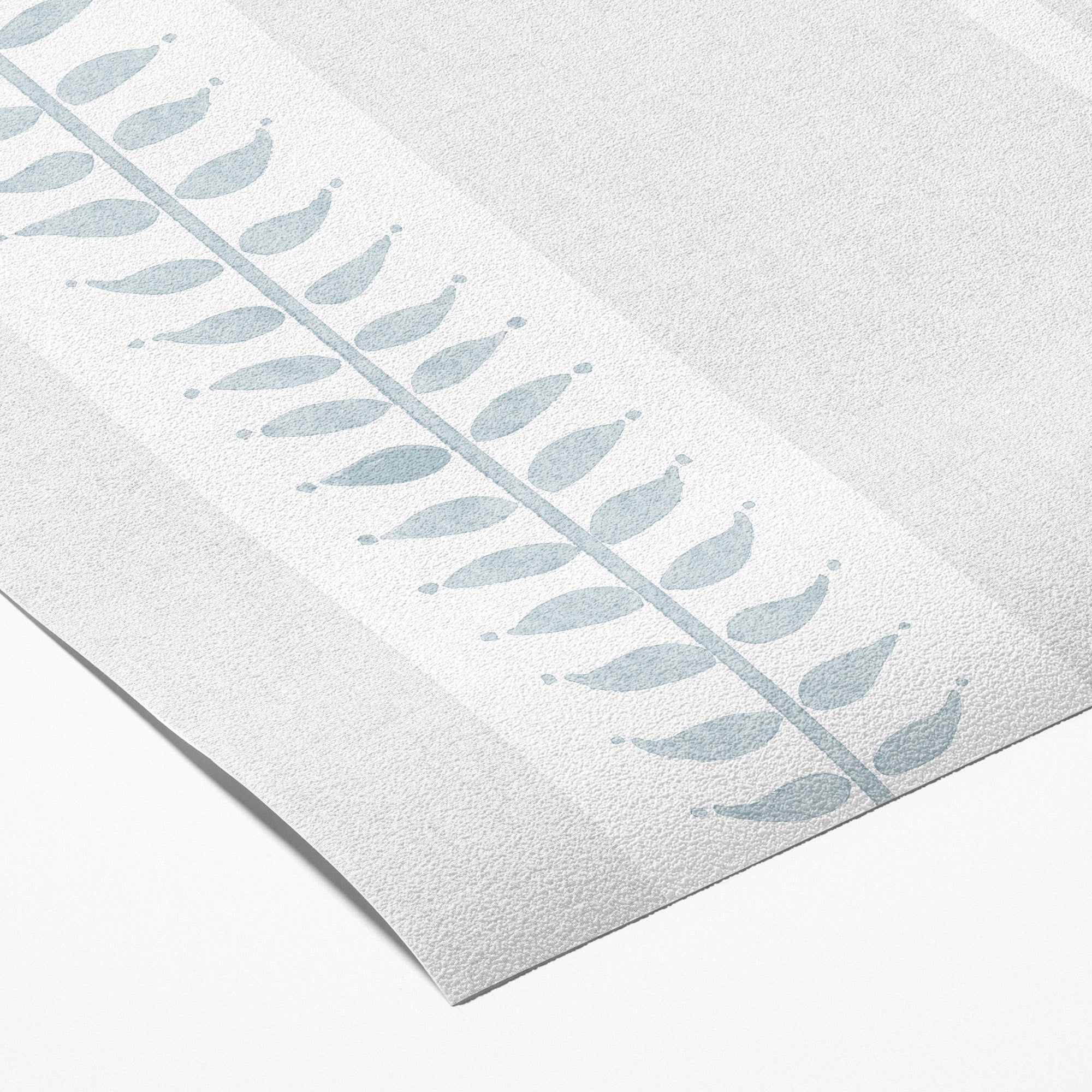 Muestra - Papel pintado Rayas Gabriela Blue Mist