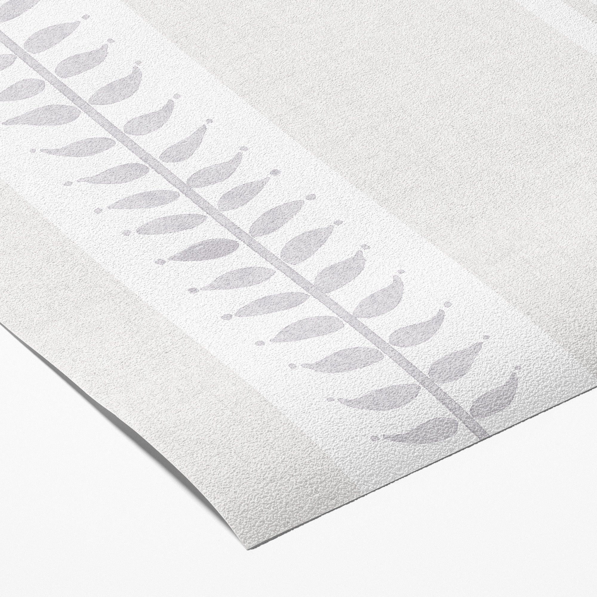 Muestra - Papel pintado Rayas Gabriela Sage Gray