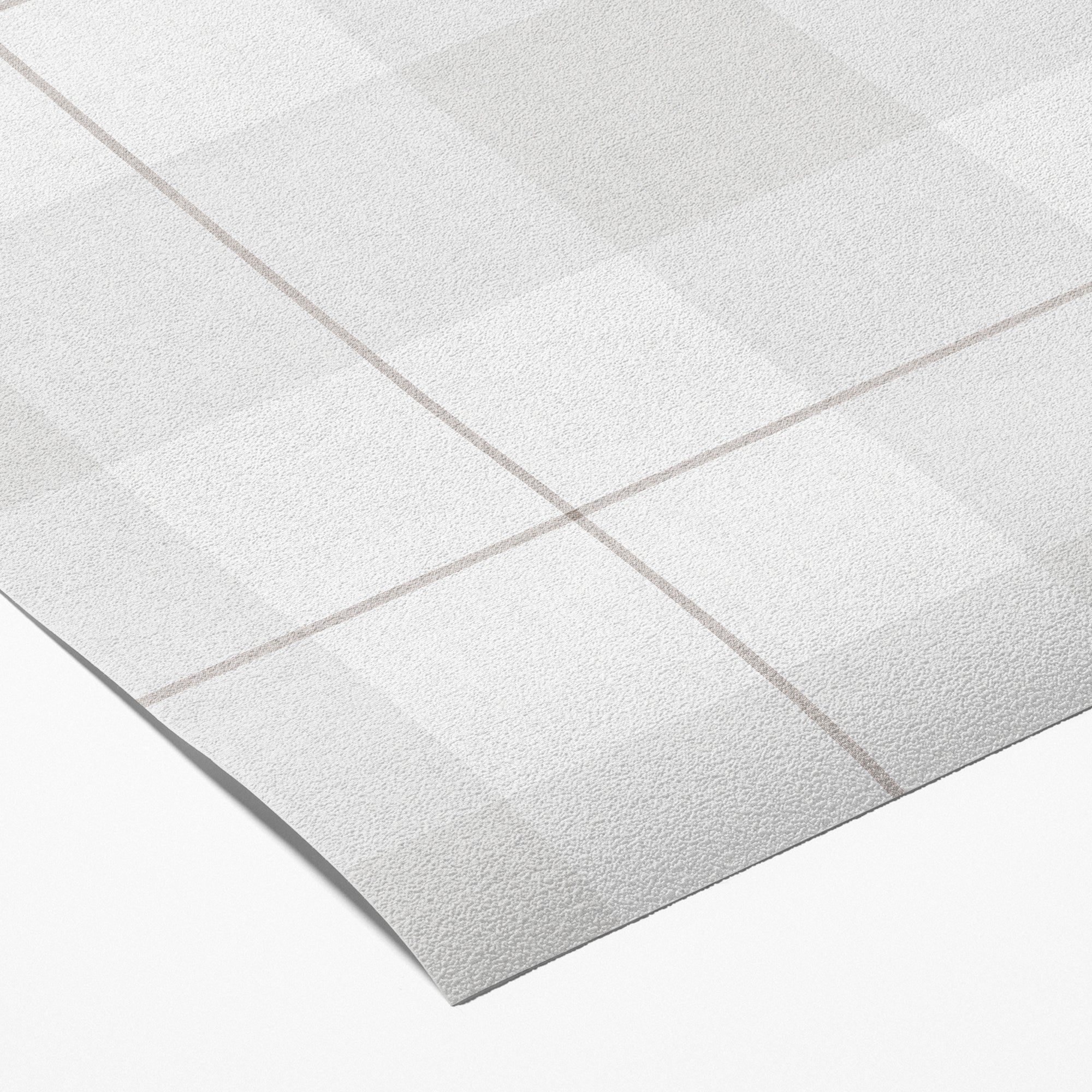 Muestra - Papel pintado Greige Tartan
