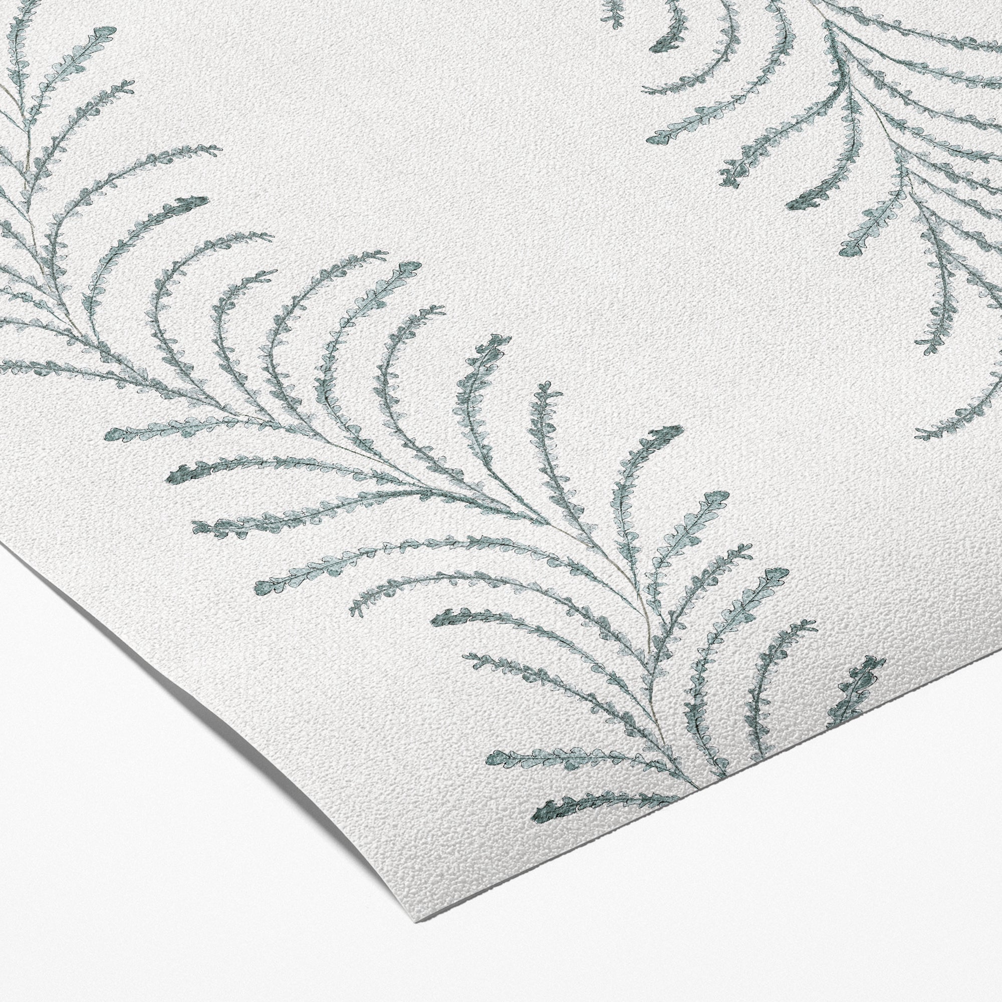 Sample - Ondine Dusty Green Wallpaper