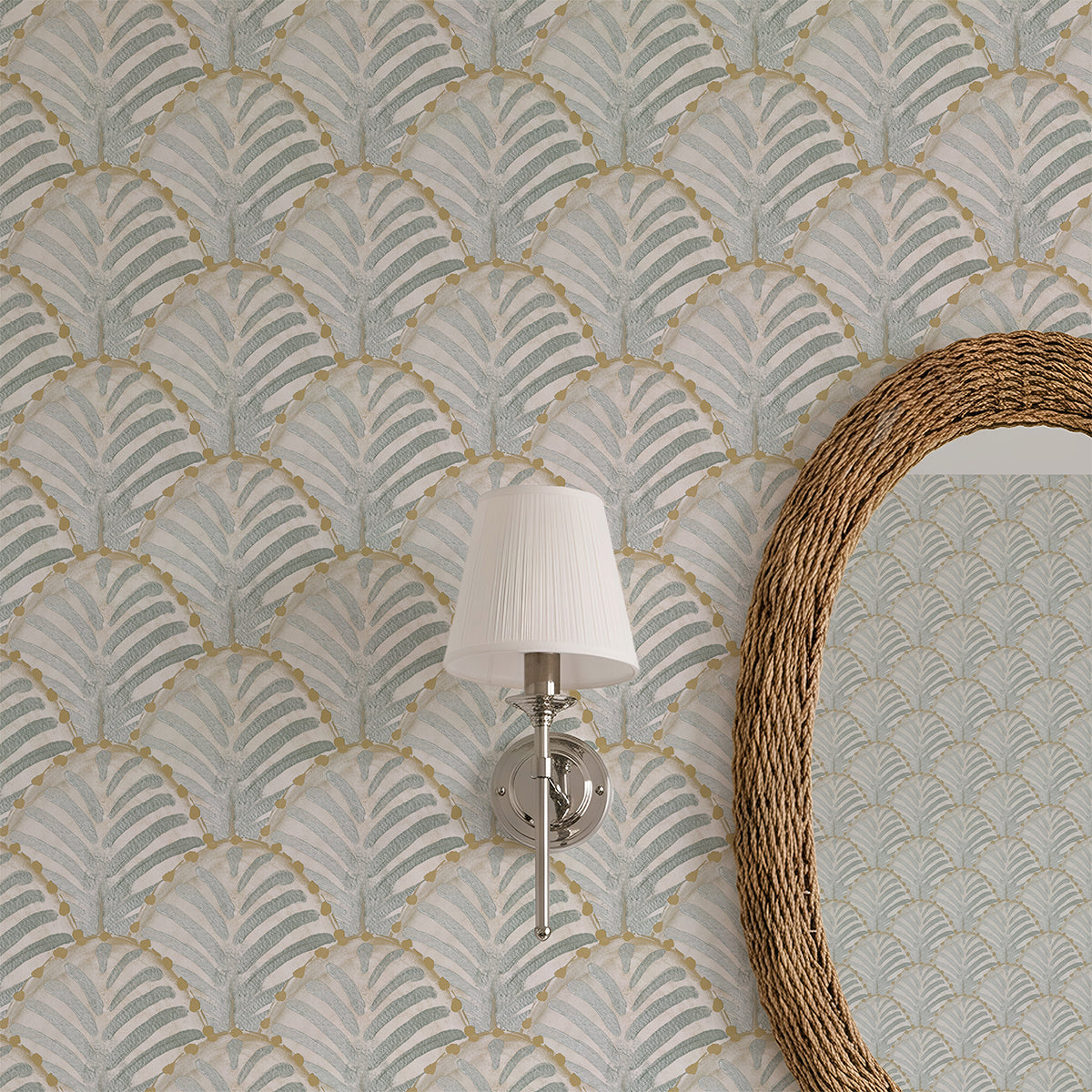 Papel pintado Les Coquilles Aguamarina