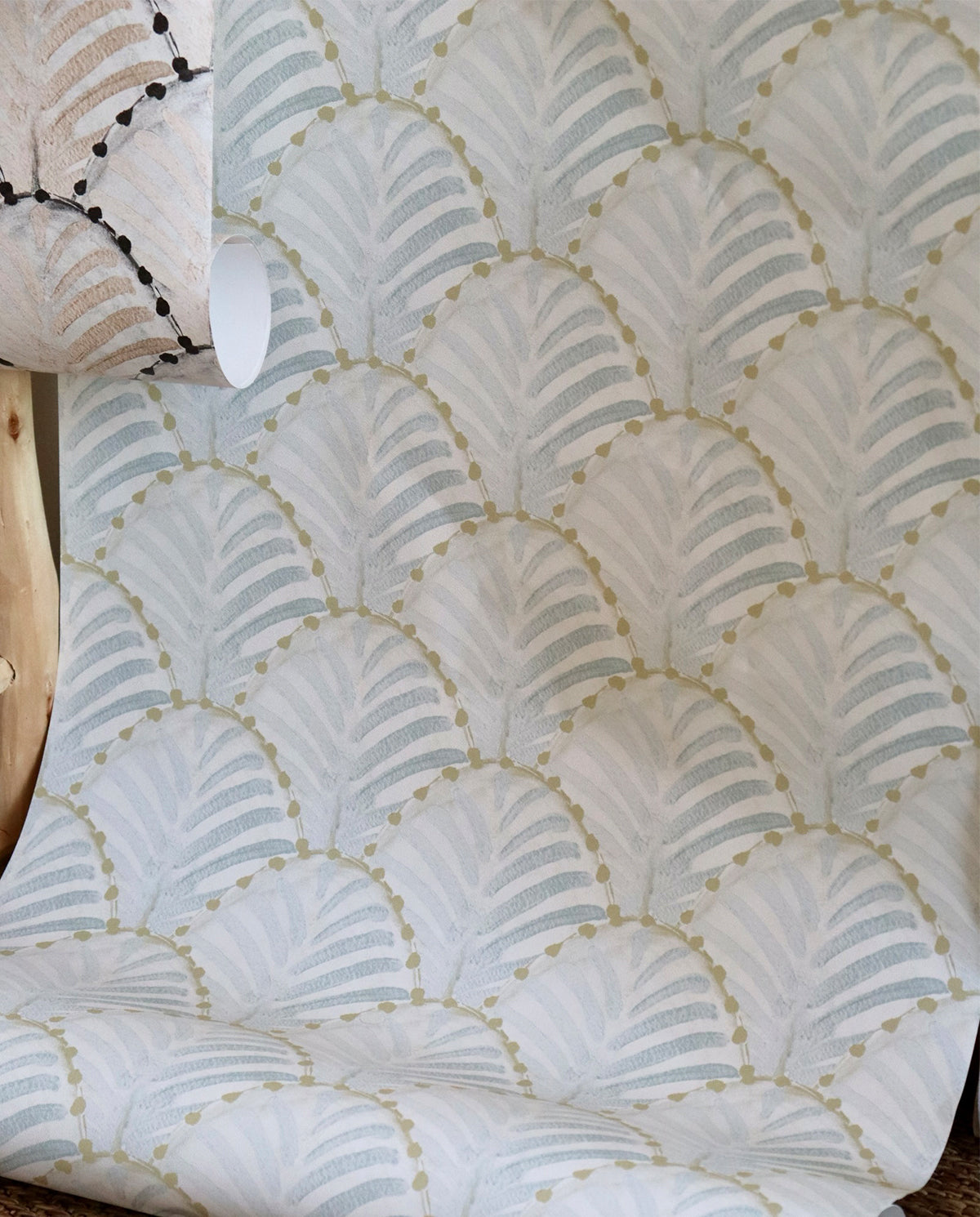 Papel pintado Les Coquilles Aguamarina