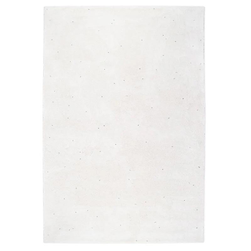 Alfombra blanca con puntitos modelo Kusumi medida M