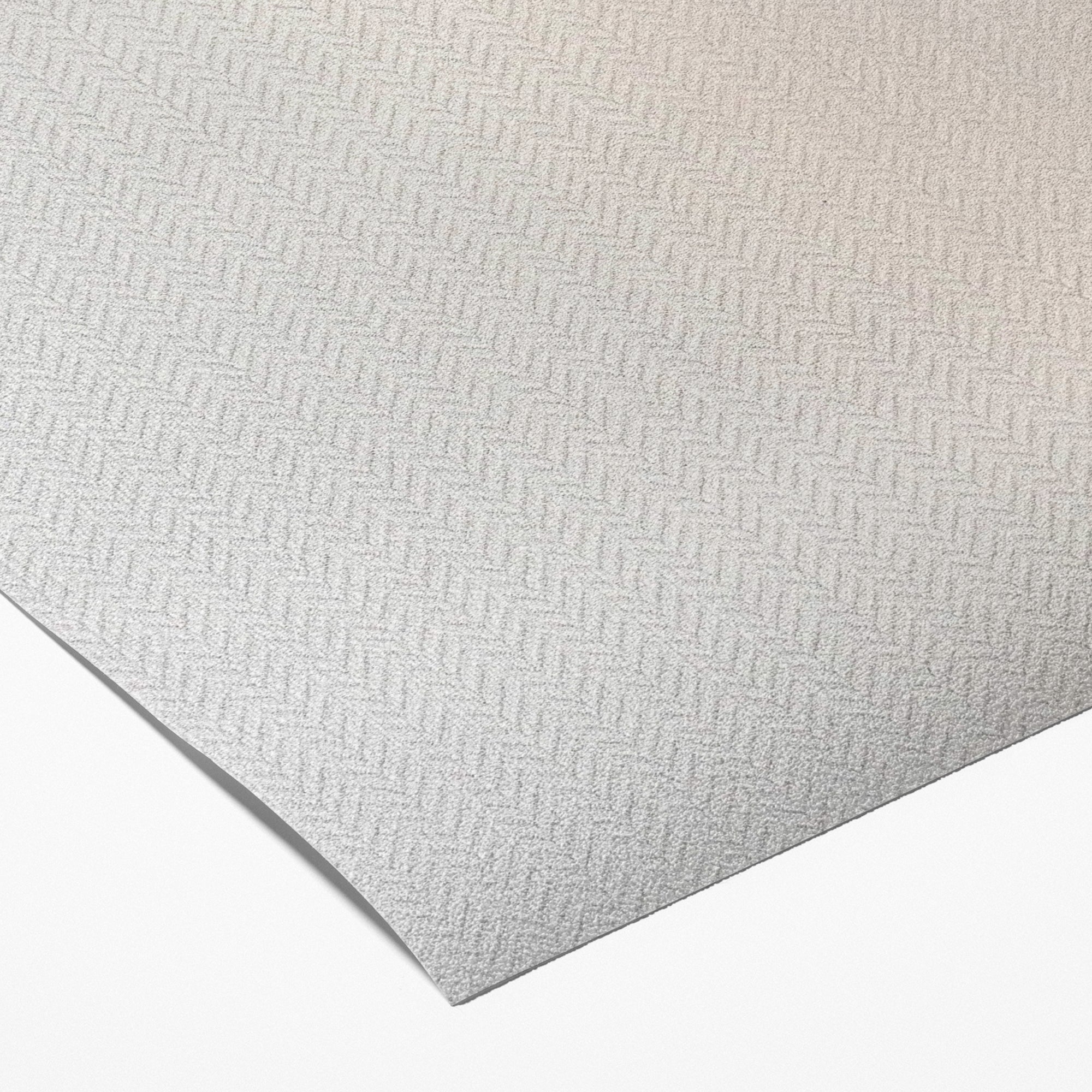 Muestra - Papel pintado Blanc Chevronné