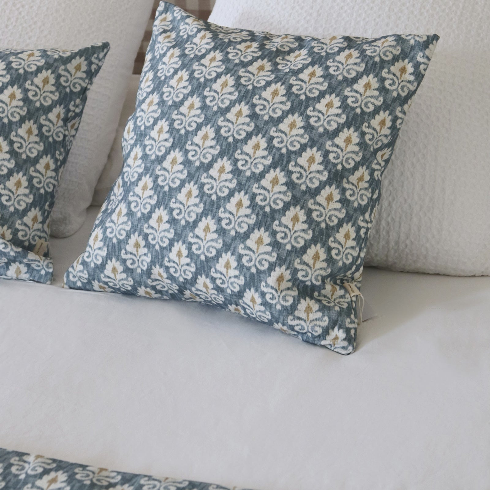 Cojín cuadrado Aurea Blu