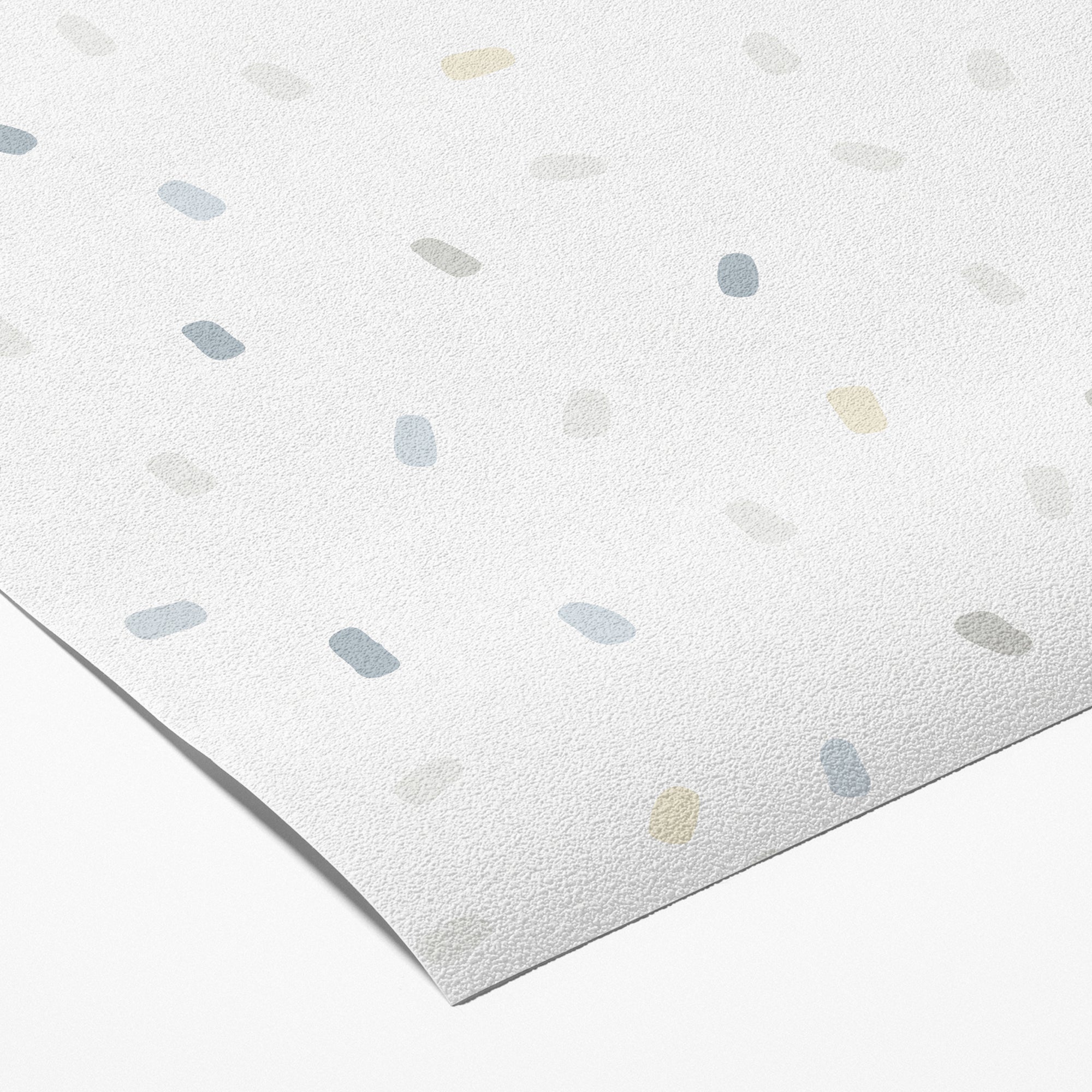 Muestra - Papel pintado Confetti Azul