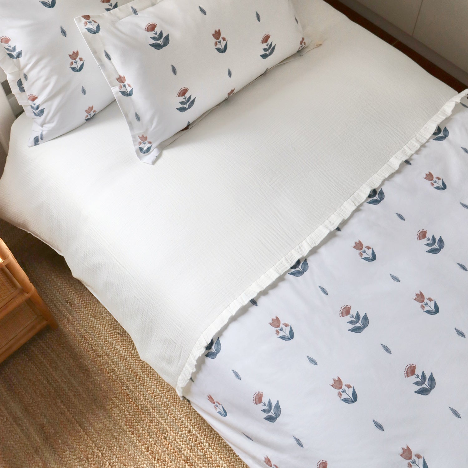 Funda nórdica con embozo incorporado Indian Flowers 