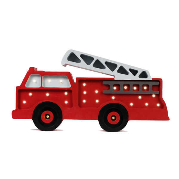 Lampara Camión de bomberos para decoración del cuarto infantil