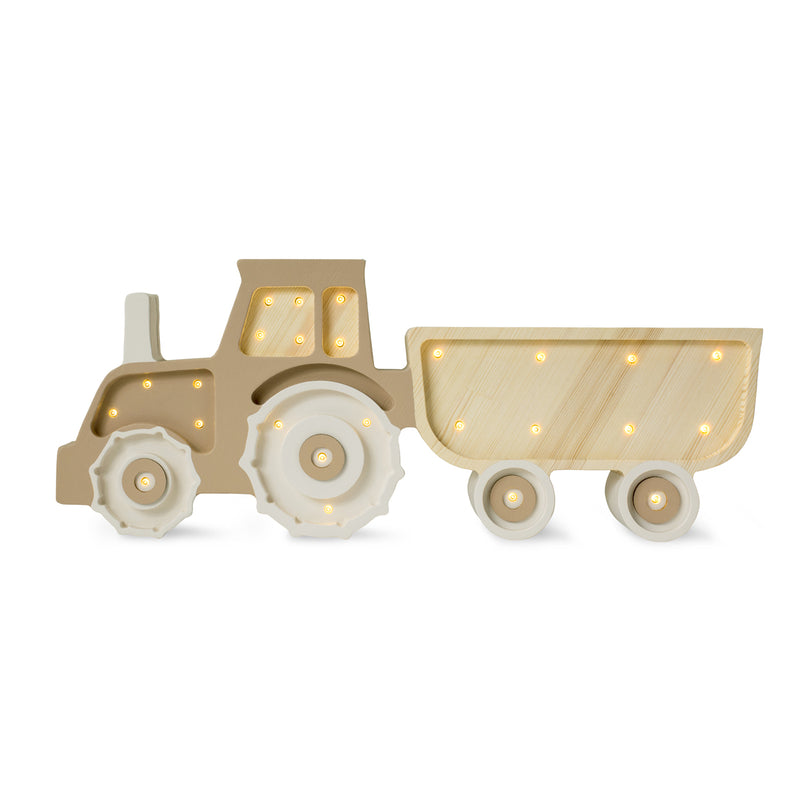 Lámpara infantil tractor para decoración de cuartos de niños