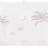 Mural de parede Sepia Tropical Palm Trees