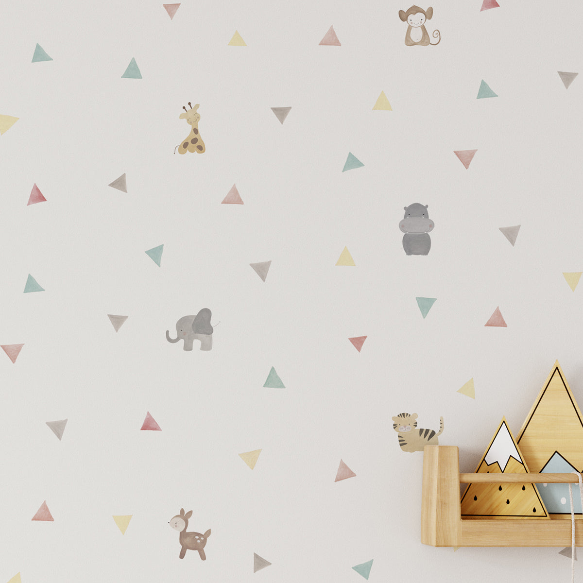 Papel pintado Animales - multicolor