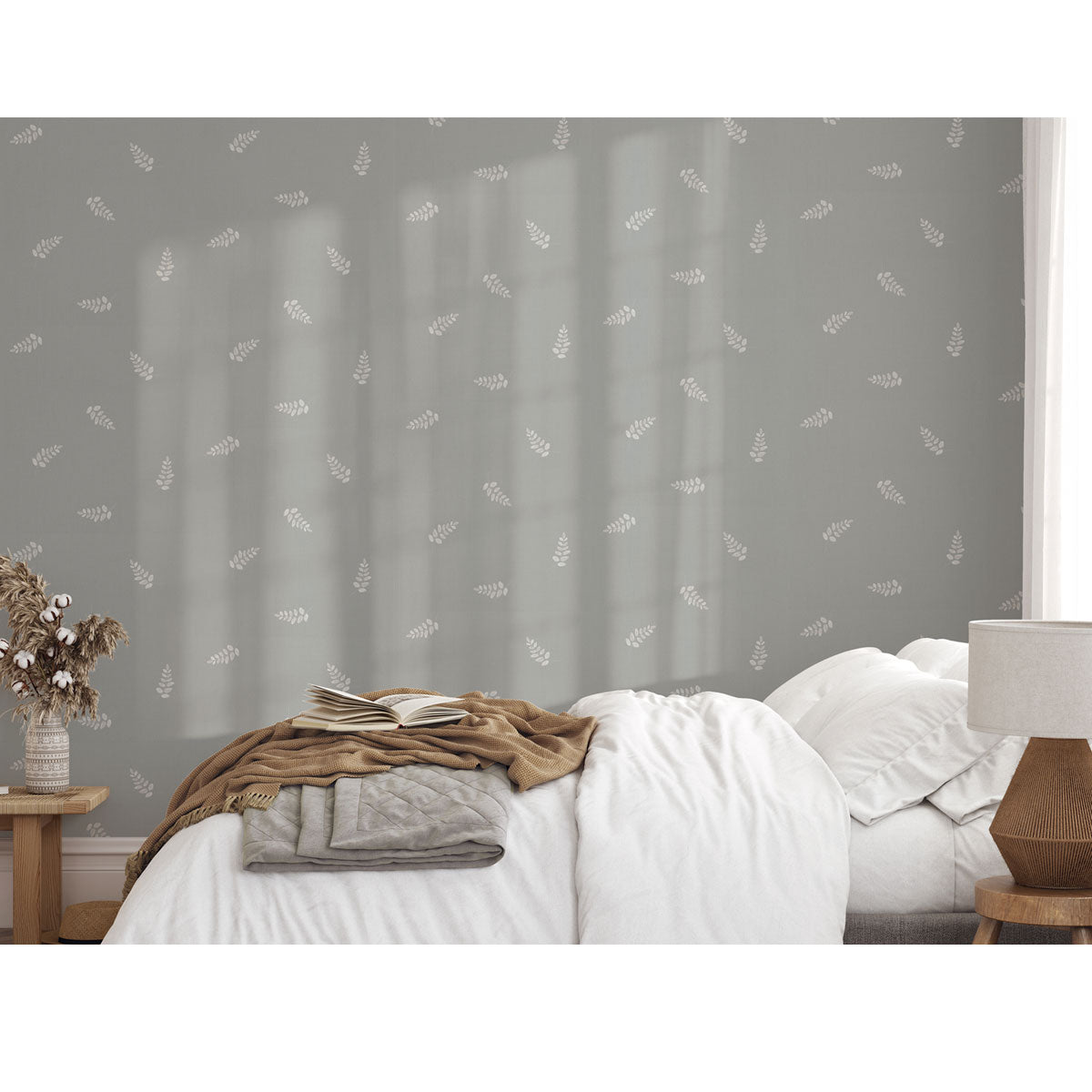 Papel pintado Hojas verde para decorar la casa