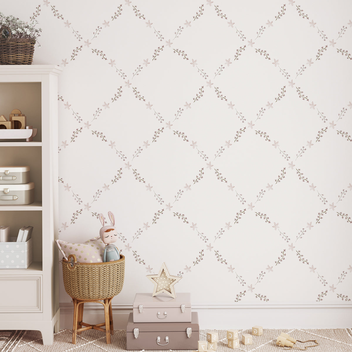 Papel pintado Rosegarden para decorar cuartos de niñas