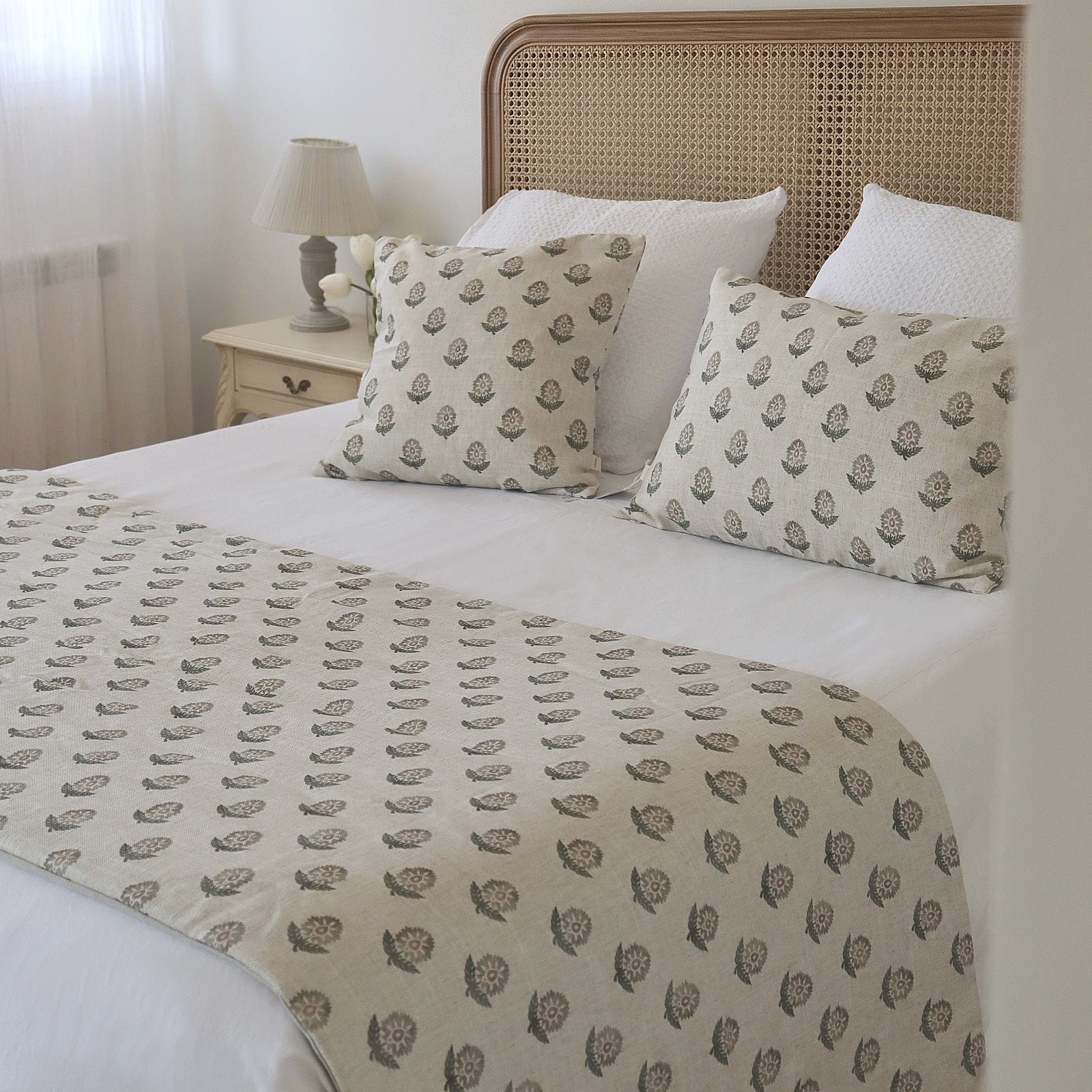 Plaid Gardenia alfmabi para la decoración del dormitorio