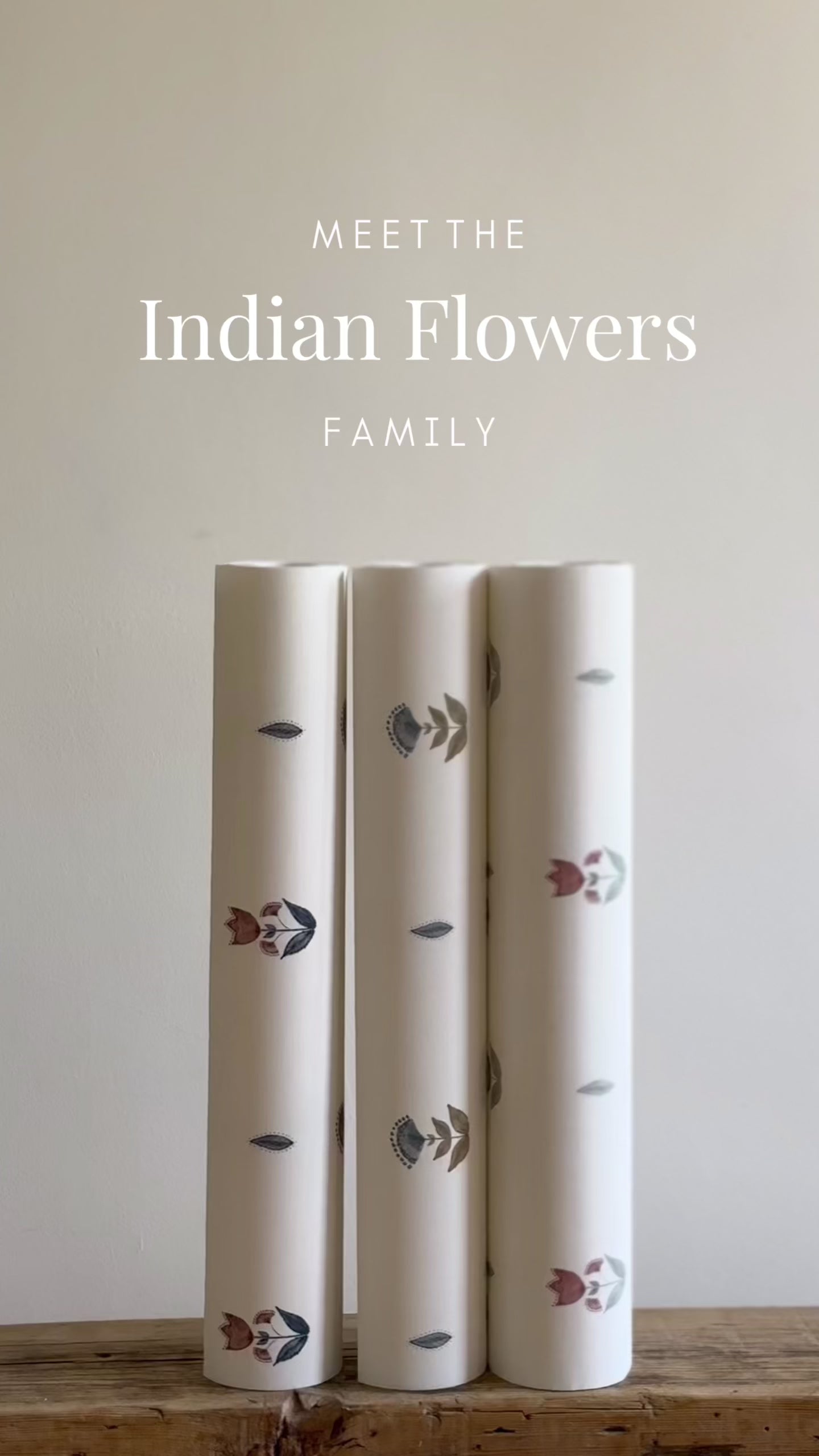 Papel pintado Indian Flowers