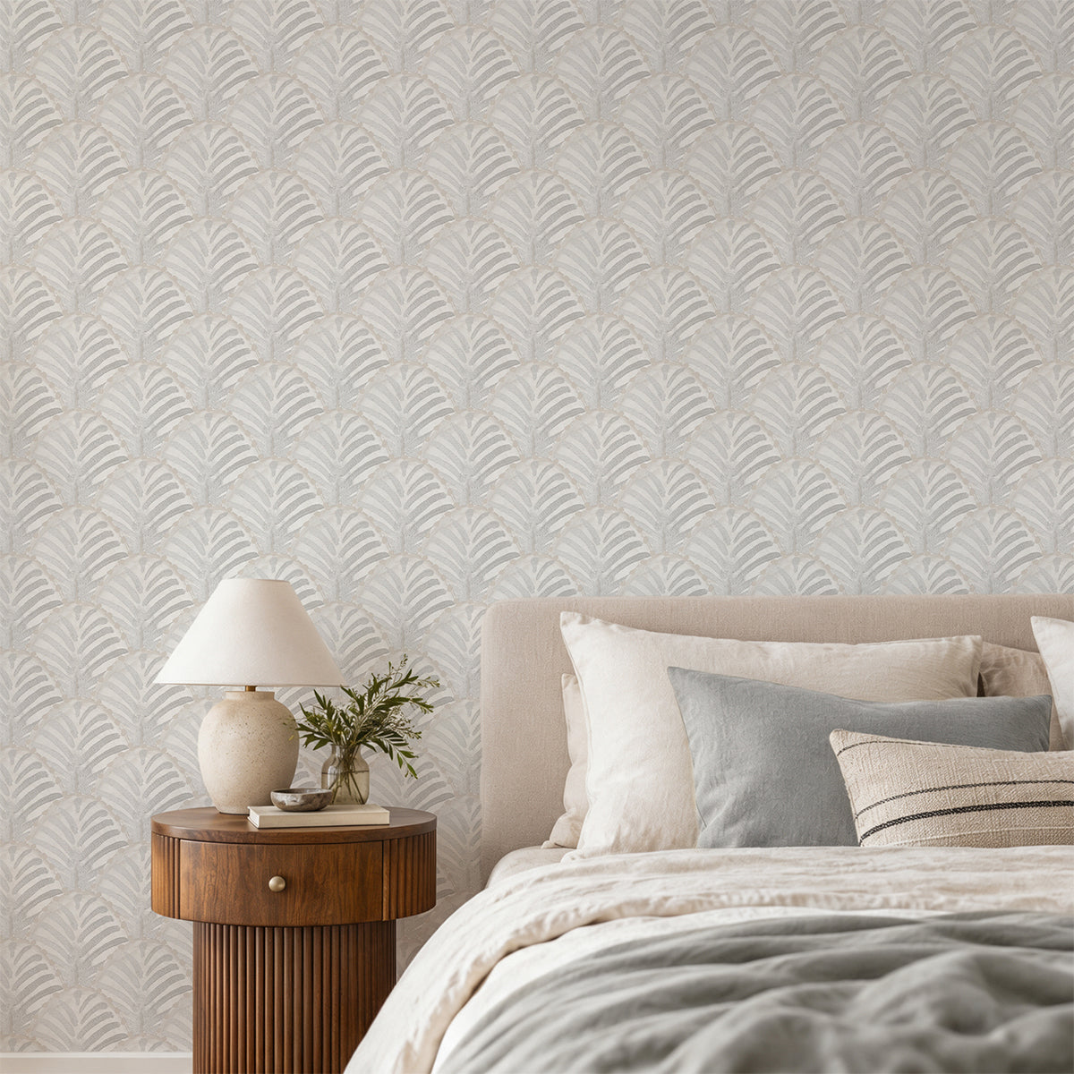 Papel pintado Les Coquilles Gray Sand