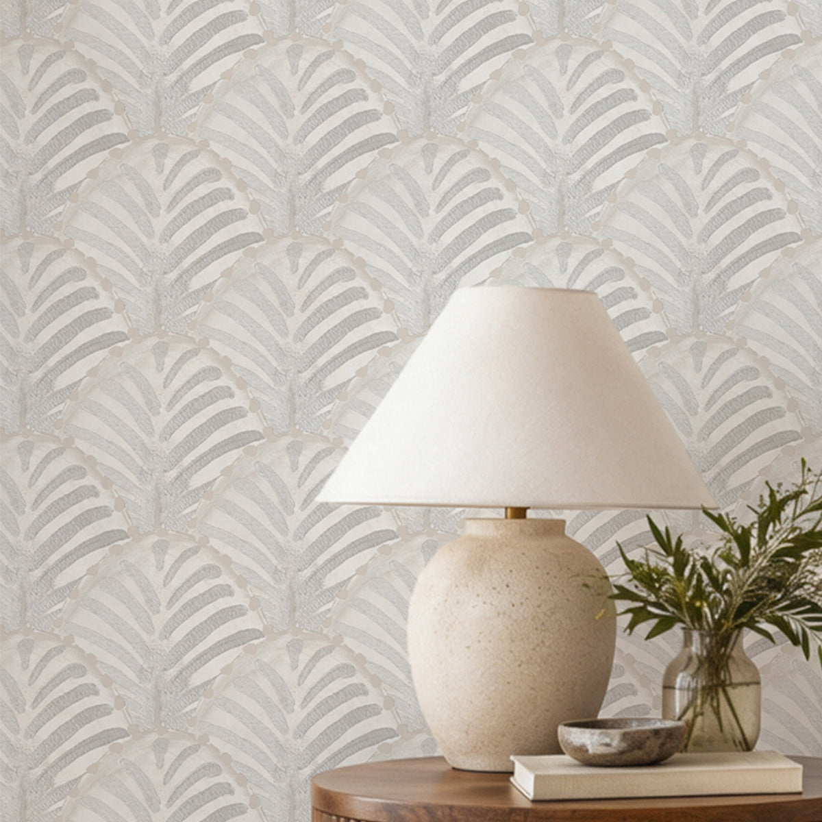 Papel pintado Les Coquilles Gray Sand