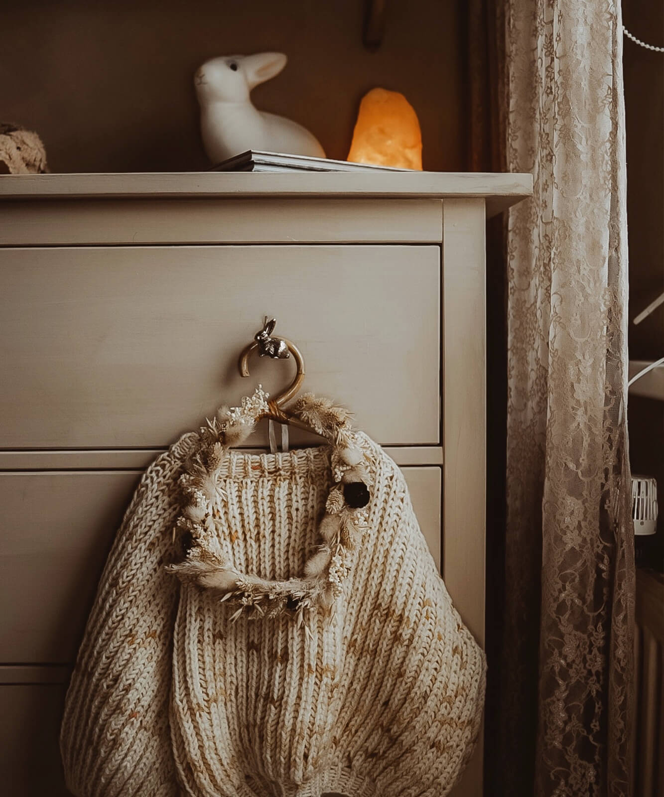 Tirador animales para decoración del cuarto de niños forma conejo