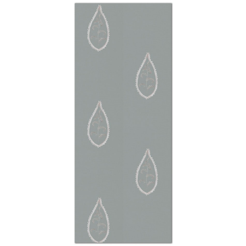 Consigue una decoración moderna y elegante con nuestro papel pintado Paisley verde grisáceo. Perfecto para dar vida a estancias como el salón o el dormitorio principal sin perder la elegancia. 