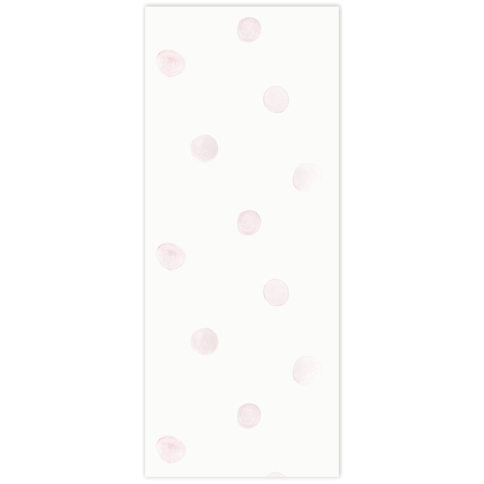 Descubre nuestro papel pintado Lunares rosa para la decoración de cuartos infantiles. Un modelo neutro y discreto para dar un toque elegante a la vez que divertido a la habitación de los peques.