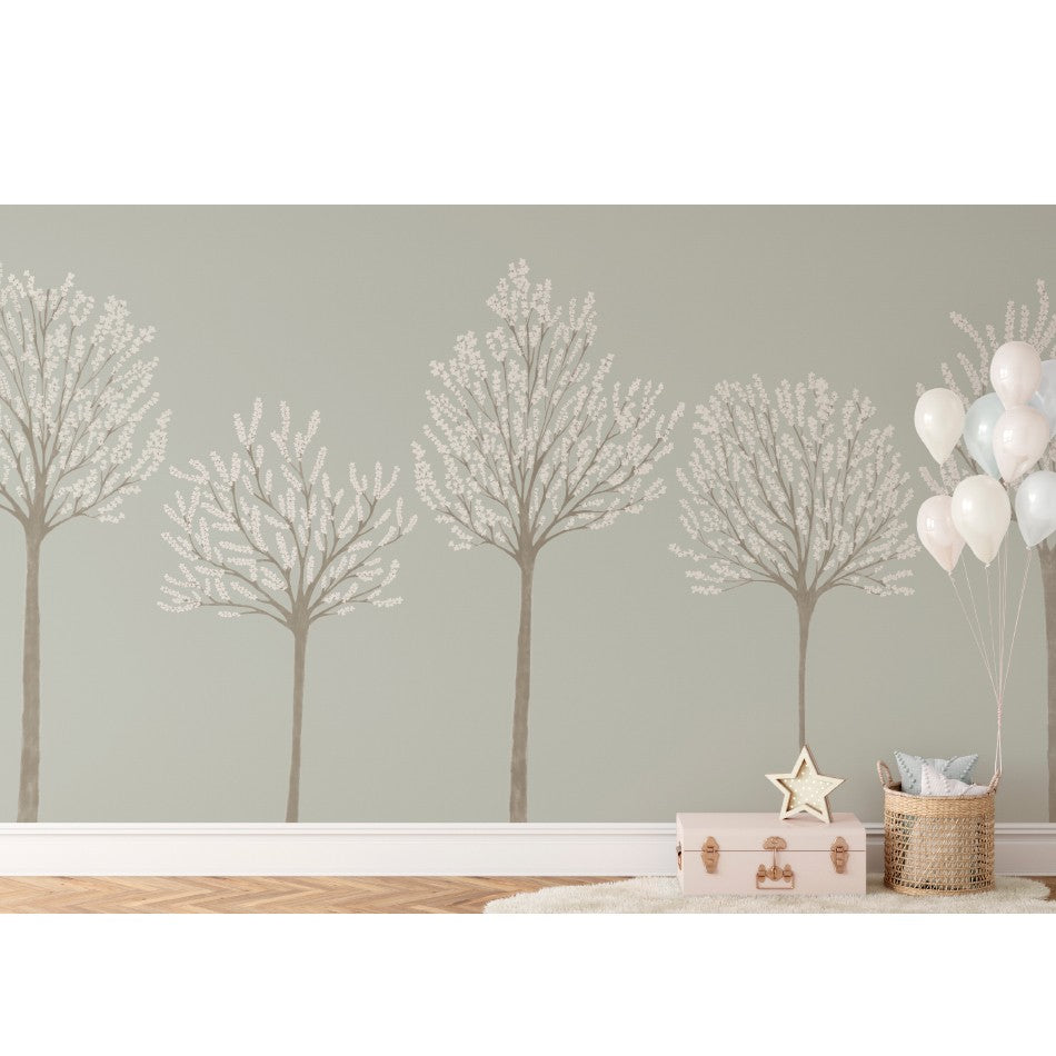 Mural de pared Arboleda verde