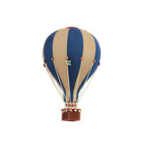 Navy blue and beige hanging balloon